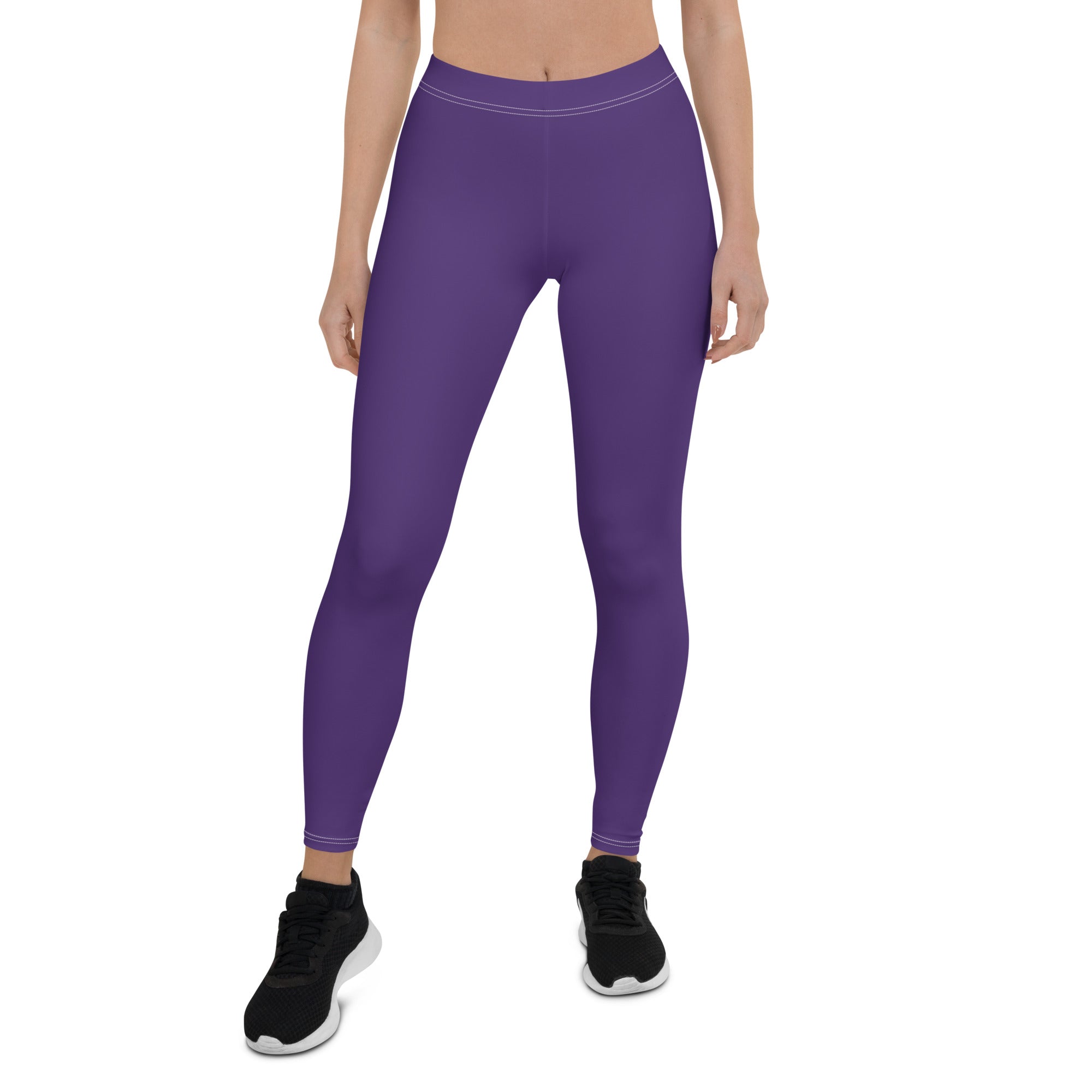 Dark Purple Sports & Gym Workout Leggings for Women