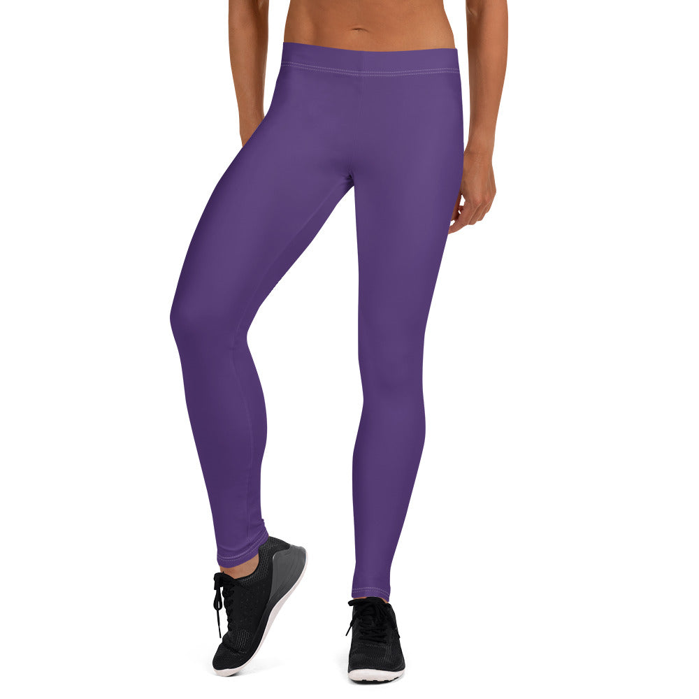 Dark Purple Sports & Gym Workout Leggings for Women