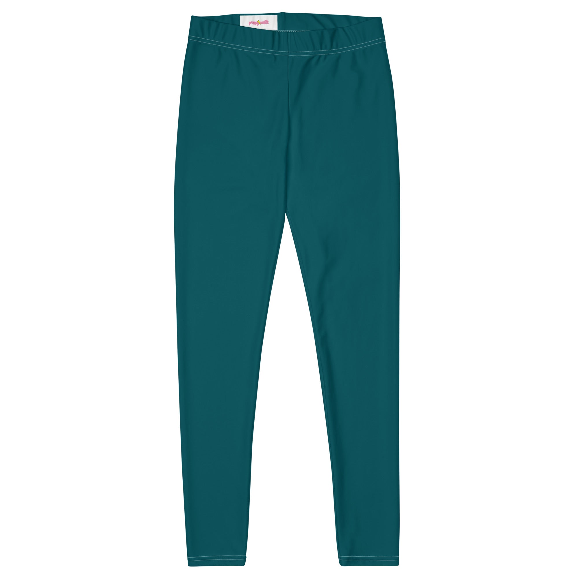 Seamless Teal Running & Gym Workout Leggings for Women