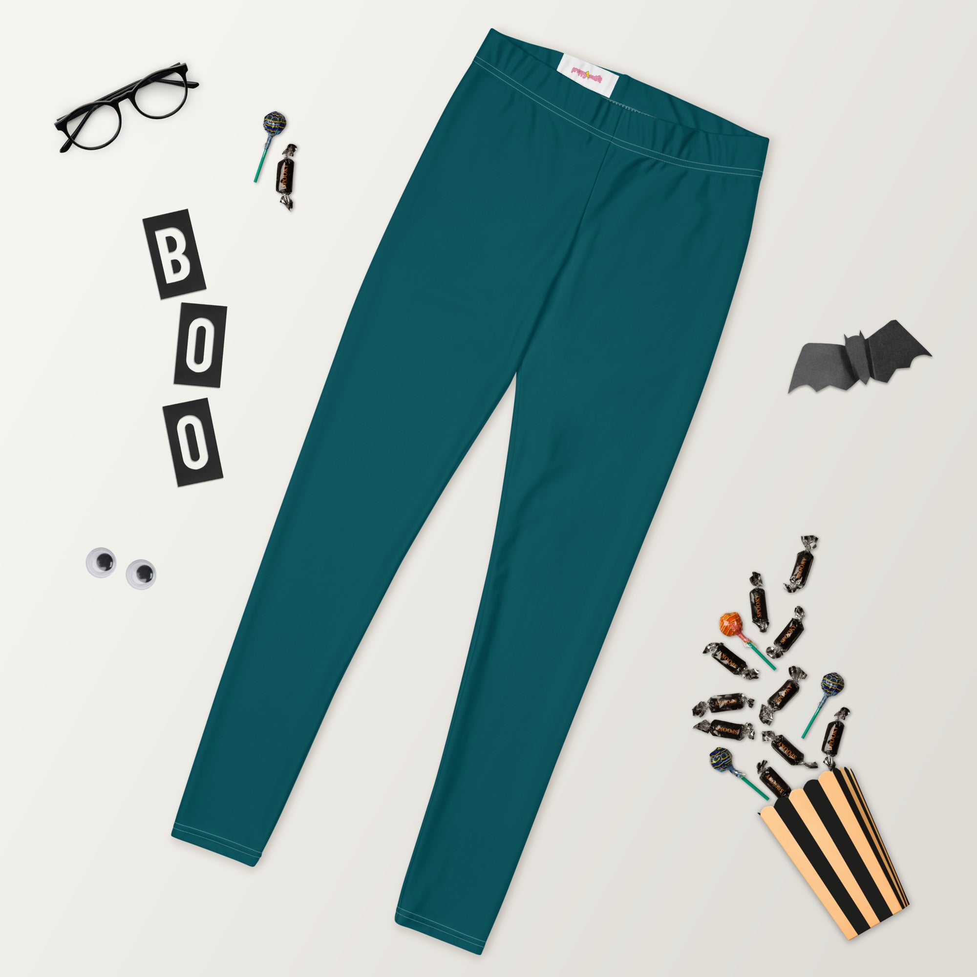 Seamless Teal Running & Gym Workout Leggings for Women