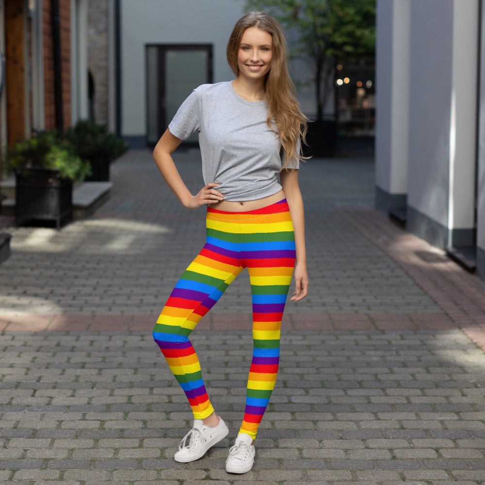 Pride Rainbow Running & Gym Leggings