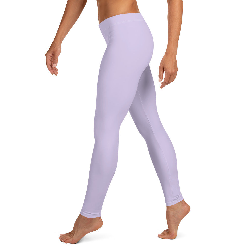 Preppy Plain Purple Gym Workout Leggings for Women