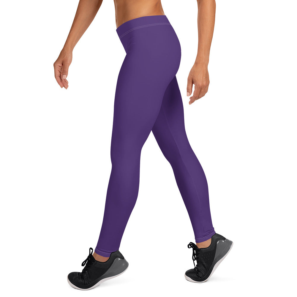 Dark Purple Sports & Gym Workout Leggings for Women