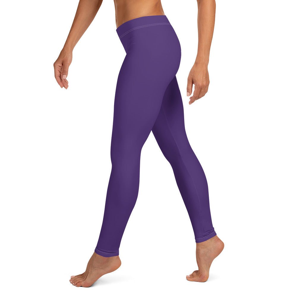 Dark Purple Sports & Gym Workout Leggings for Women