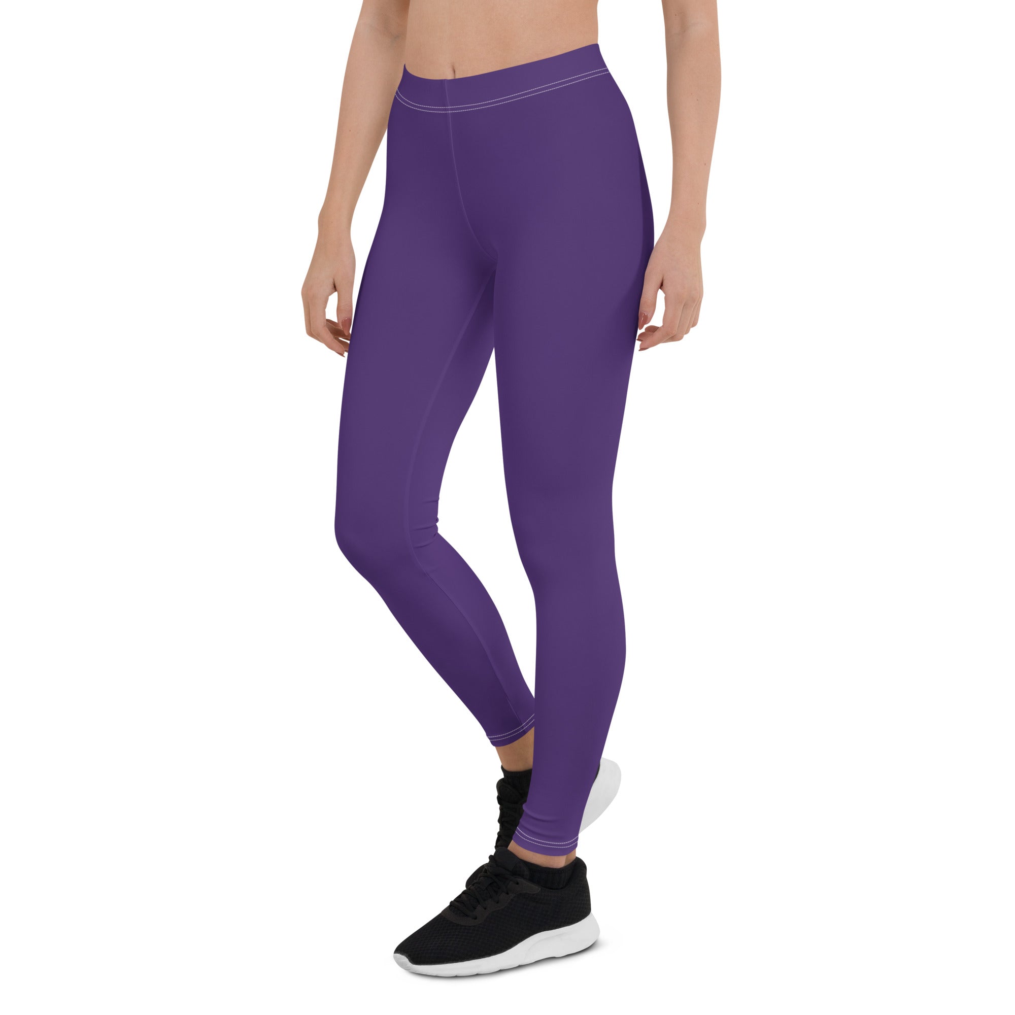 Dark Purple Sports & Gym Workout Leggings for Women