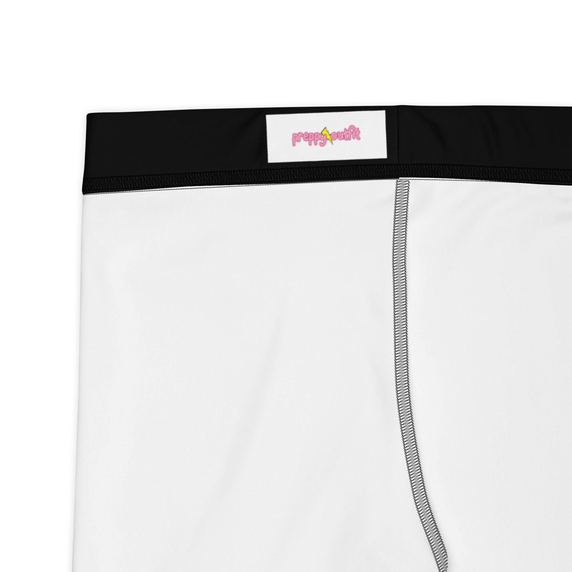 Preppy Plain Black Gym Workout Leggings for Women