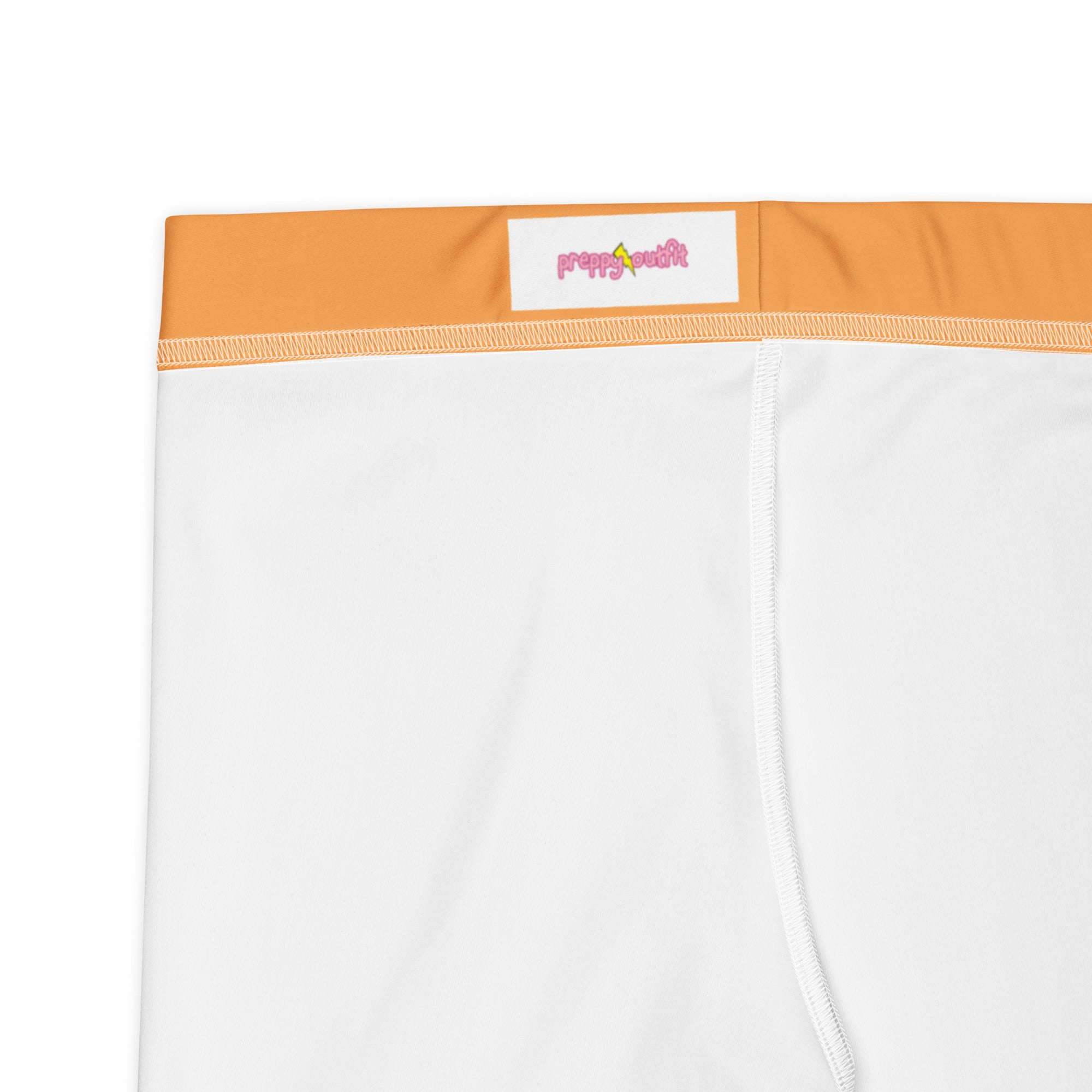 Sporty Orange Running & Gym Workout Leggings for Women