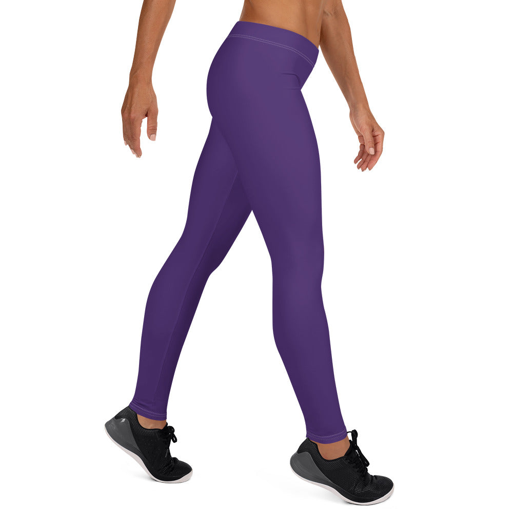 Dark Purple Sports & Gym Workout Leggings for Women