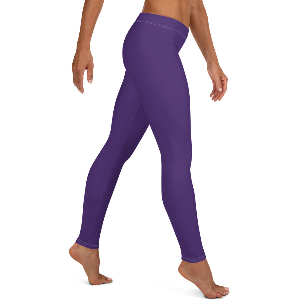 Dark Purple Sports & Gym Workout Leggings for Women