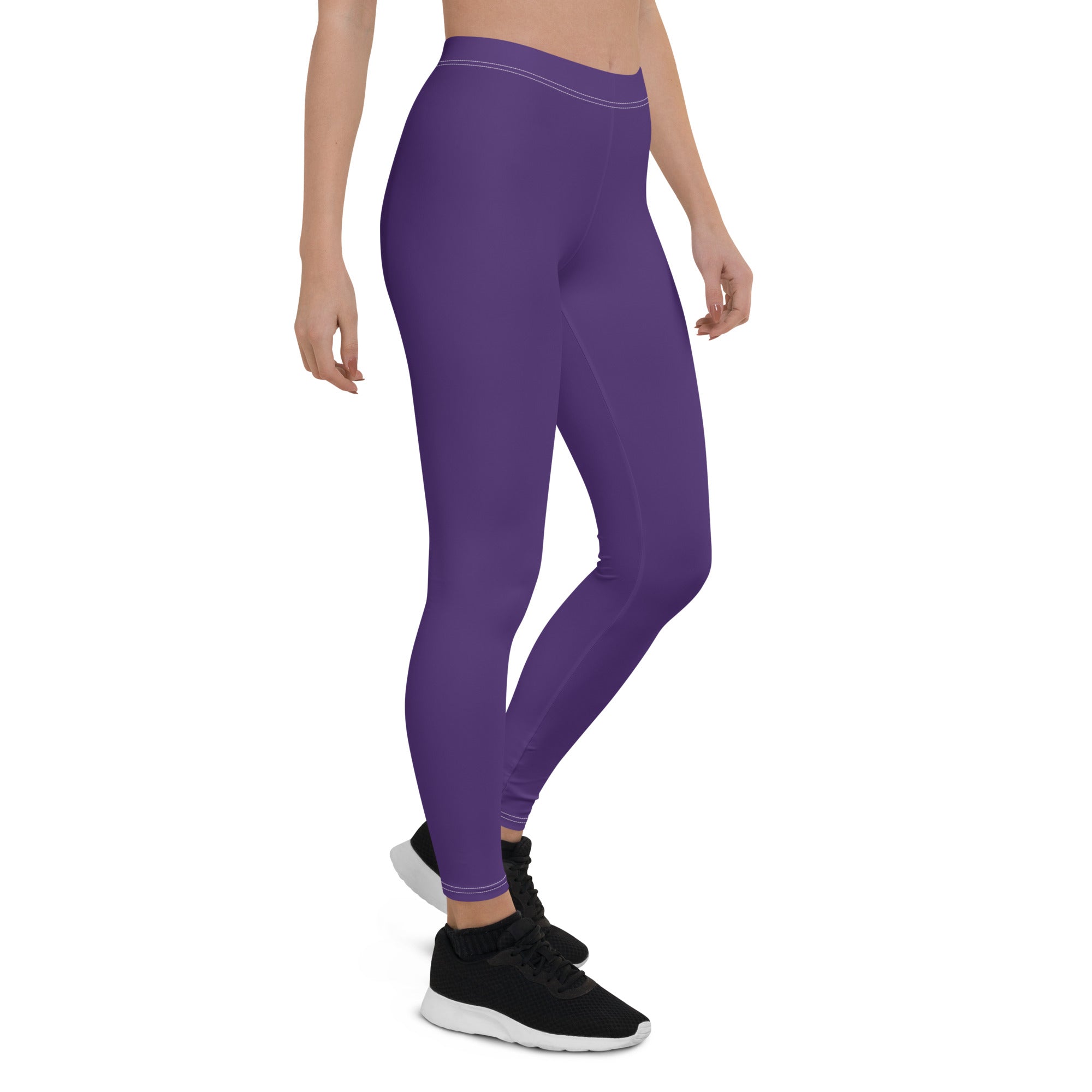Dark Purple Sports & Gym Workout Leggings for Women
