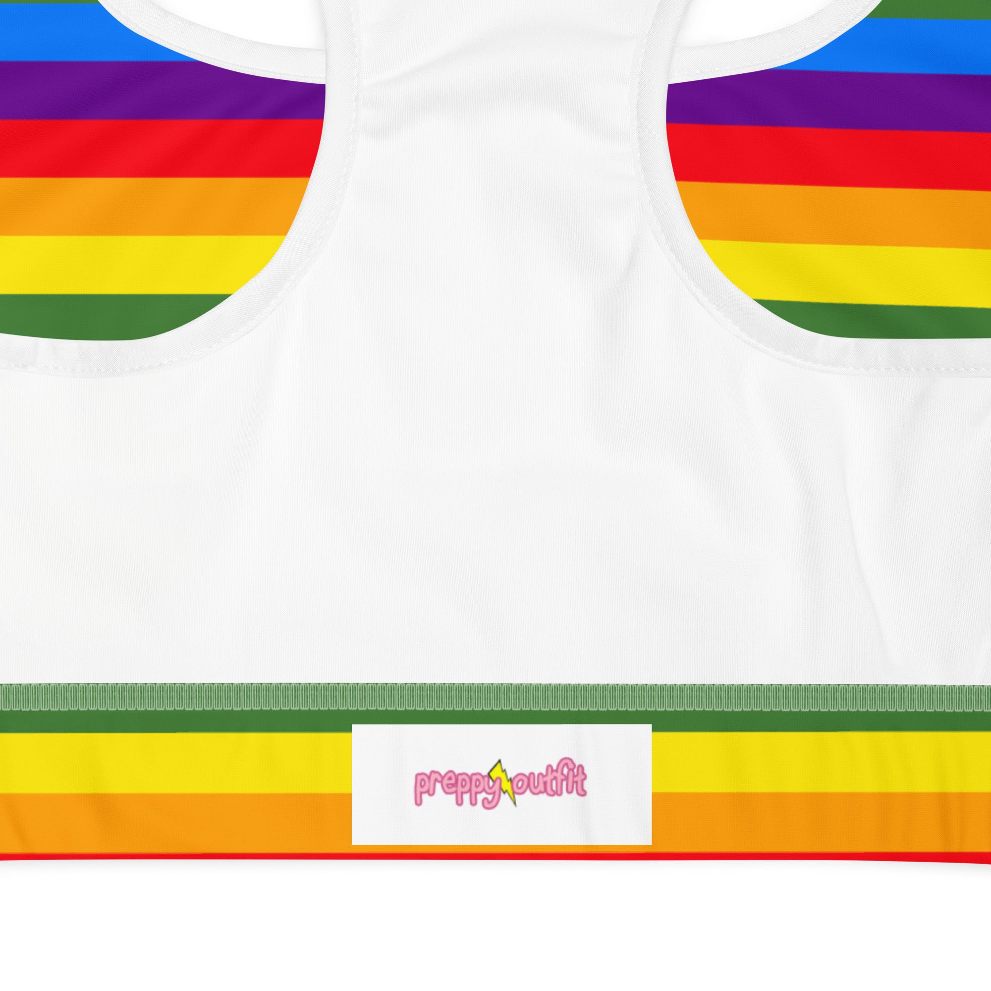 Pride Rainbow Padded Gym & Sports Bra