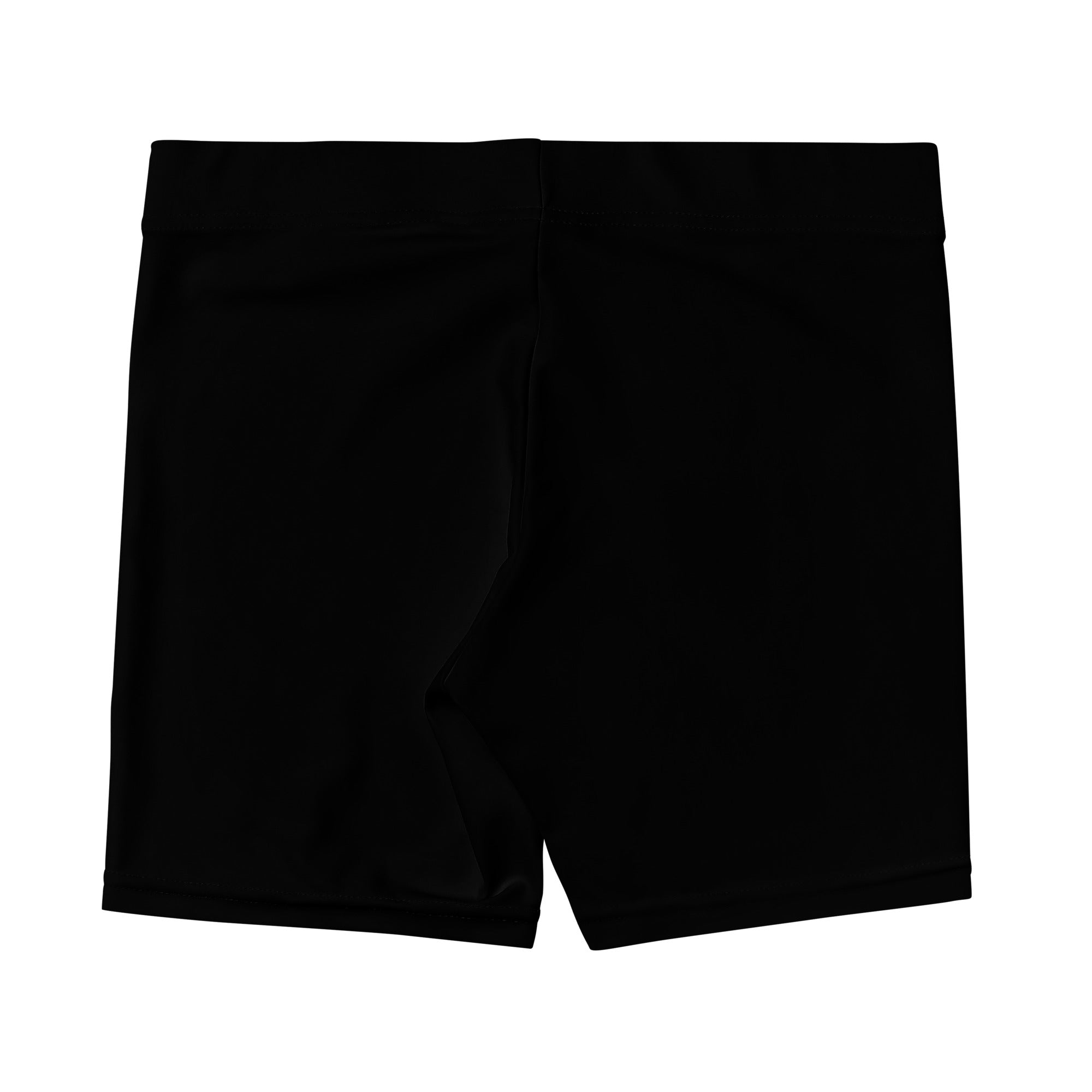 Preppy Plain Black Tight Shorts for Women