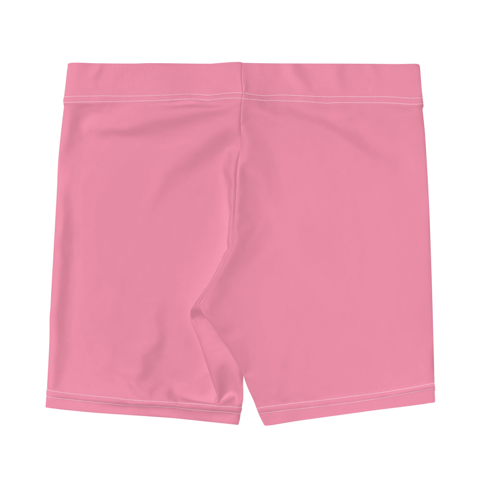 Preppy Plain Pink Tight Shorts for Women