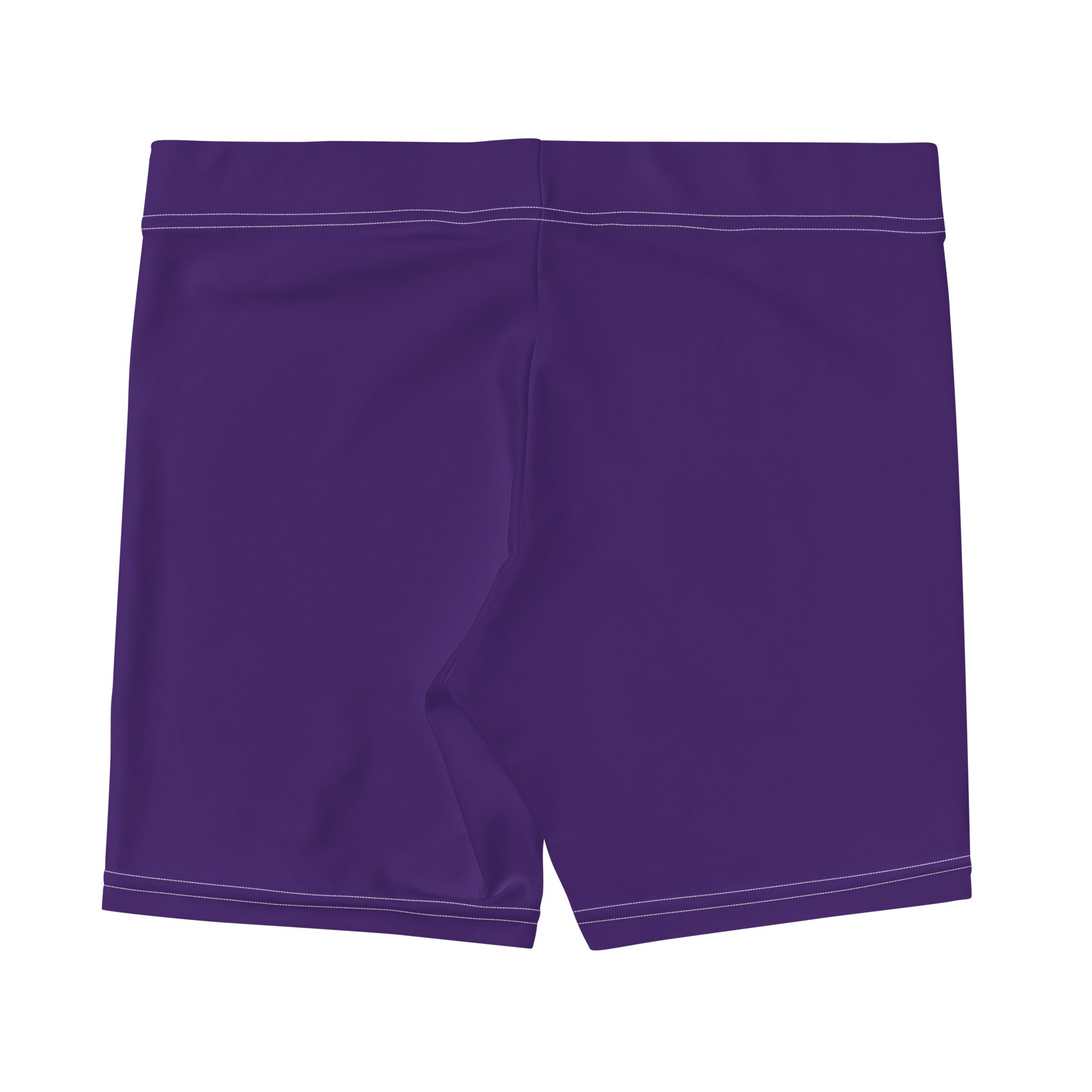 Dark Purple Plain Gym Workout Tight Shorts for Women