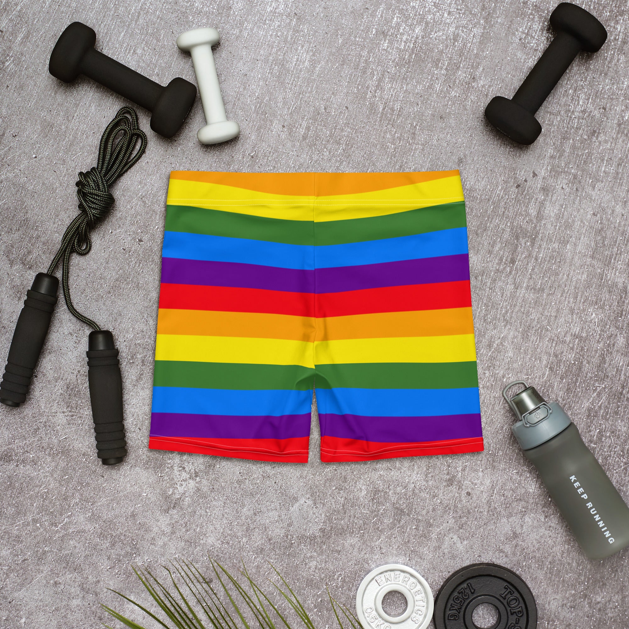 Pride Rainbow Running Tight Shorts for Women