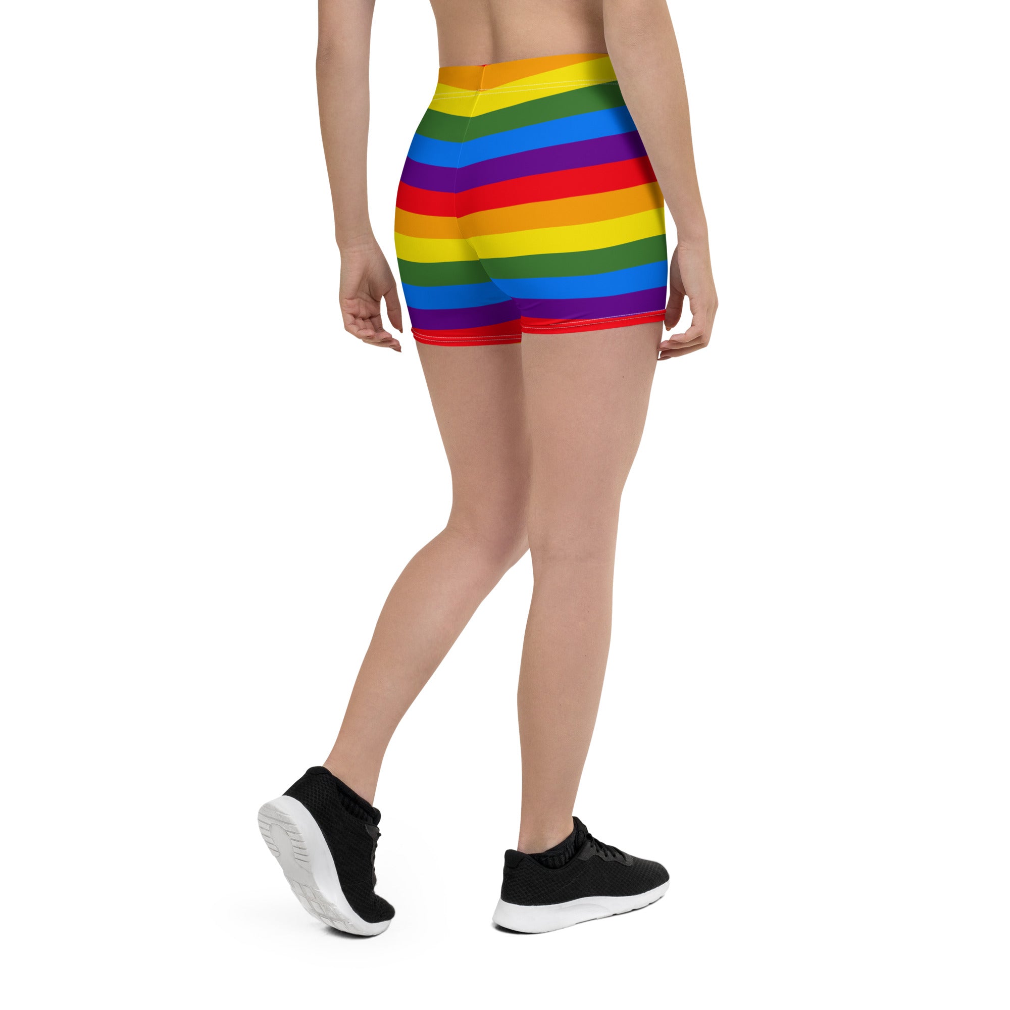 Pride Rainbow Running Tight Shorts for Women