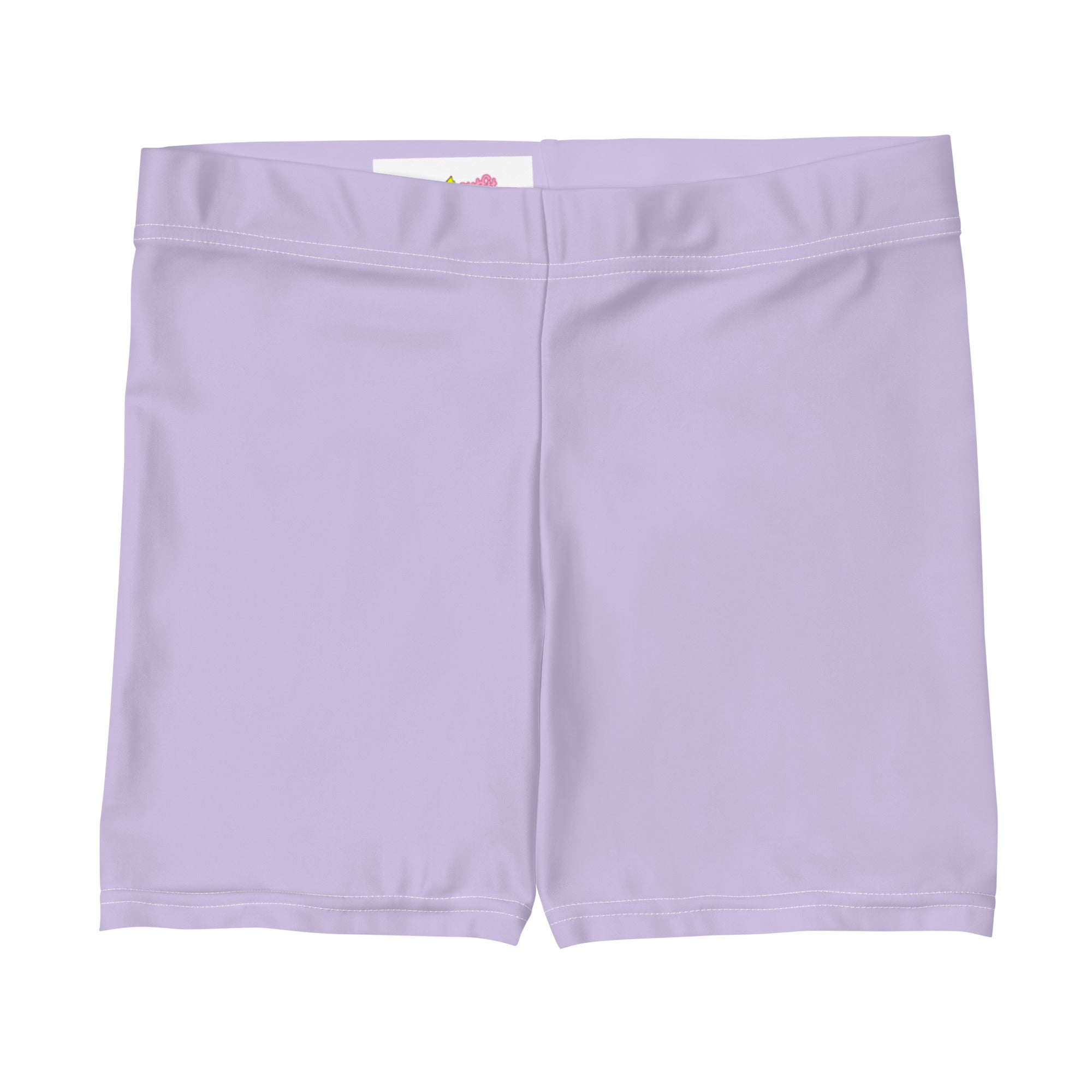 Preppy Plain Purple Tight Shorts for Women