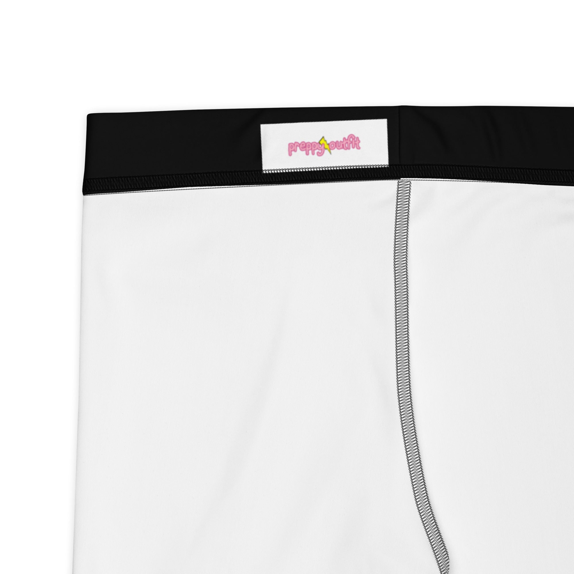 Preppy Plain Black Tight Shorts for Women