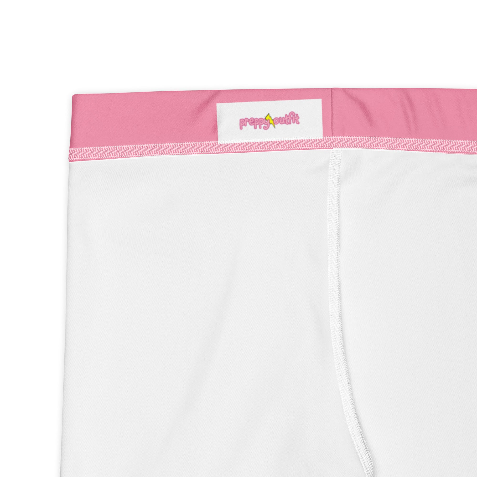 Preppy Plain Pink Tight Shorts for Women