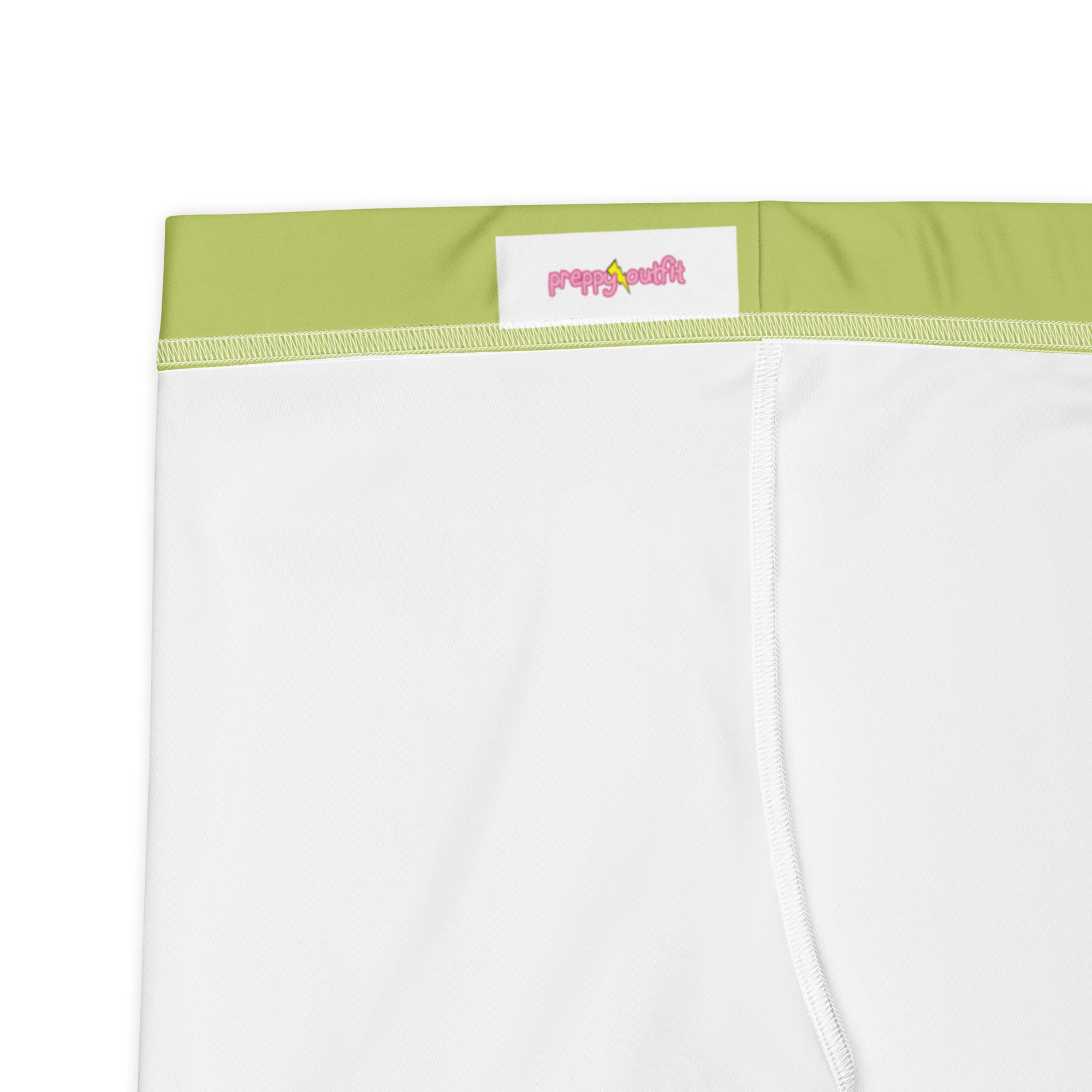 Preppy Plain Olive Green Tight Shorts for Women