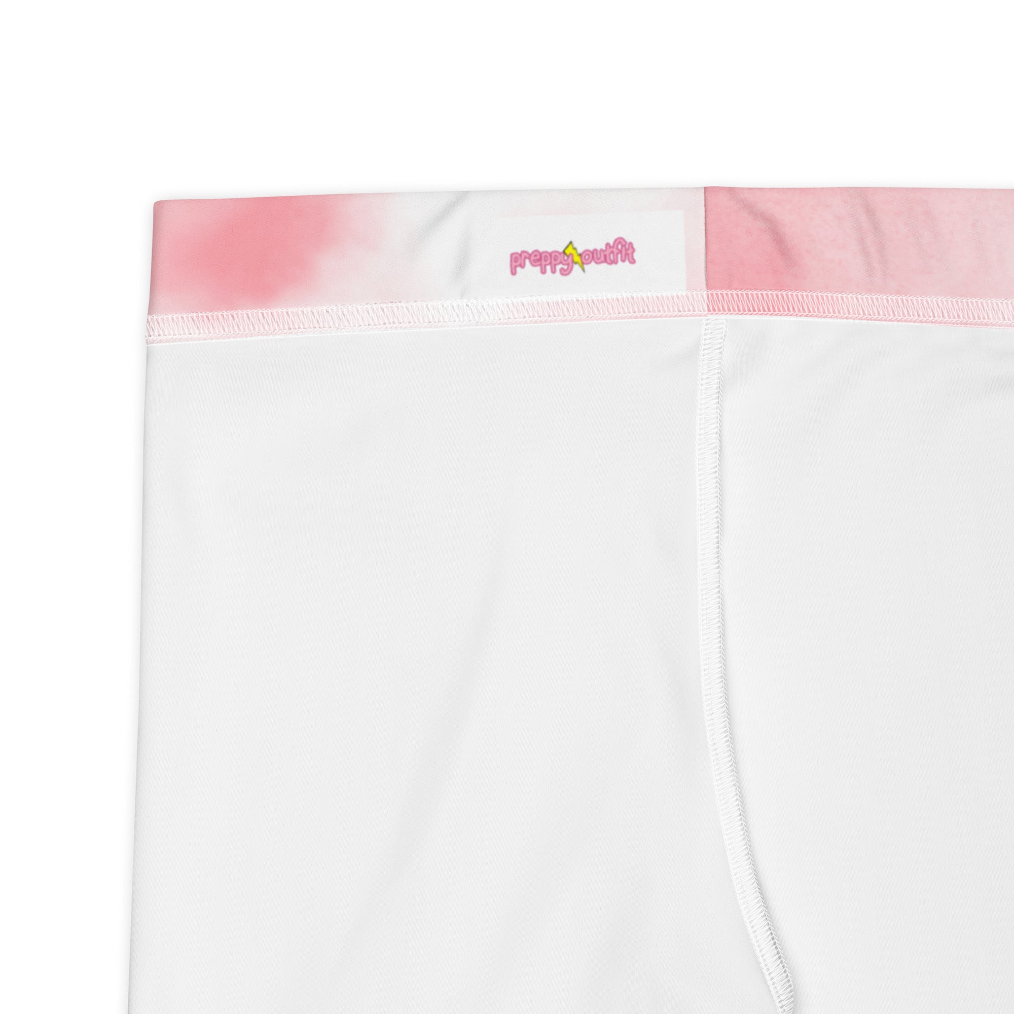 Aesthetic Pink Tie Dye Tight Shorts for Women