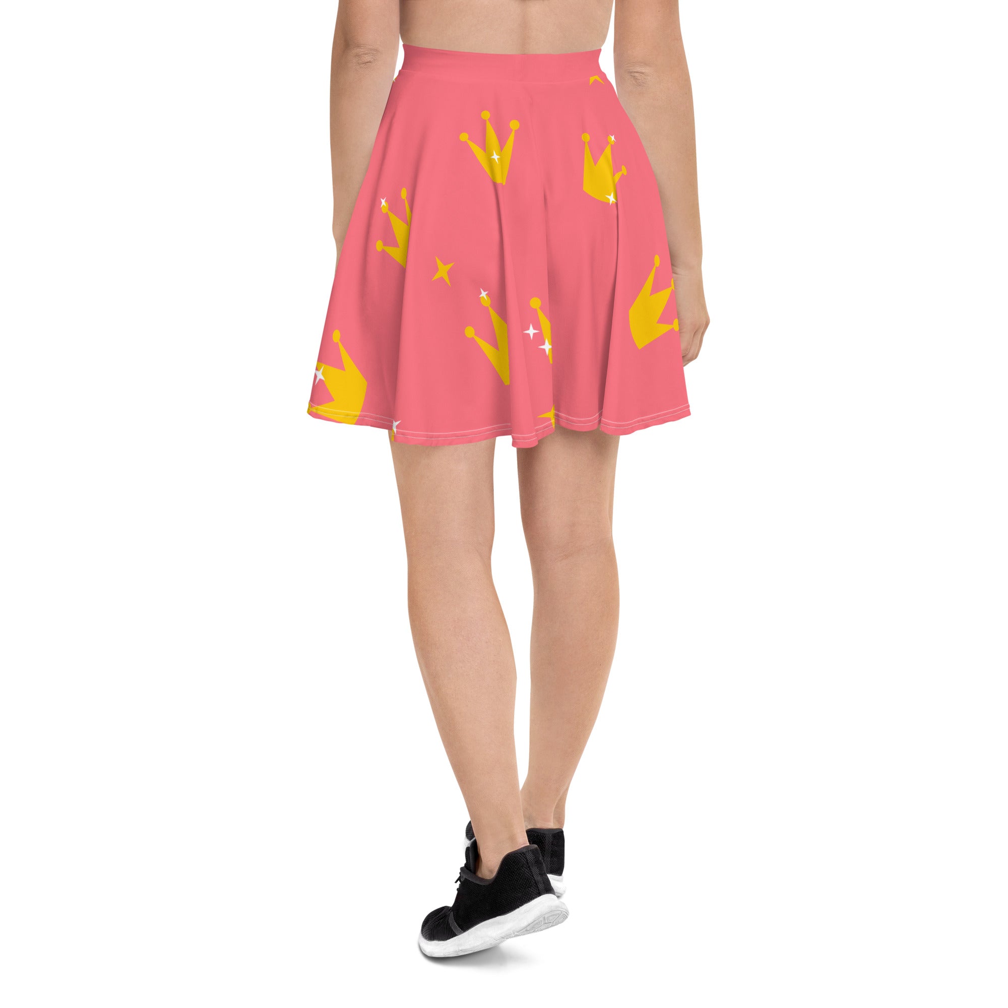 Preppy Crown High Waist Mini Skirt