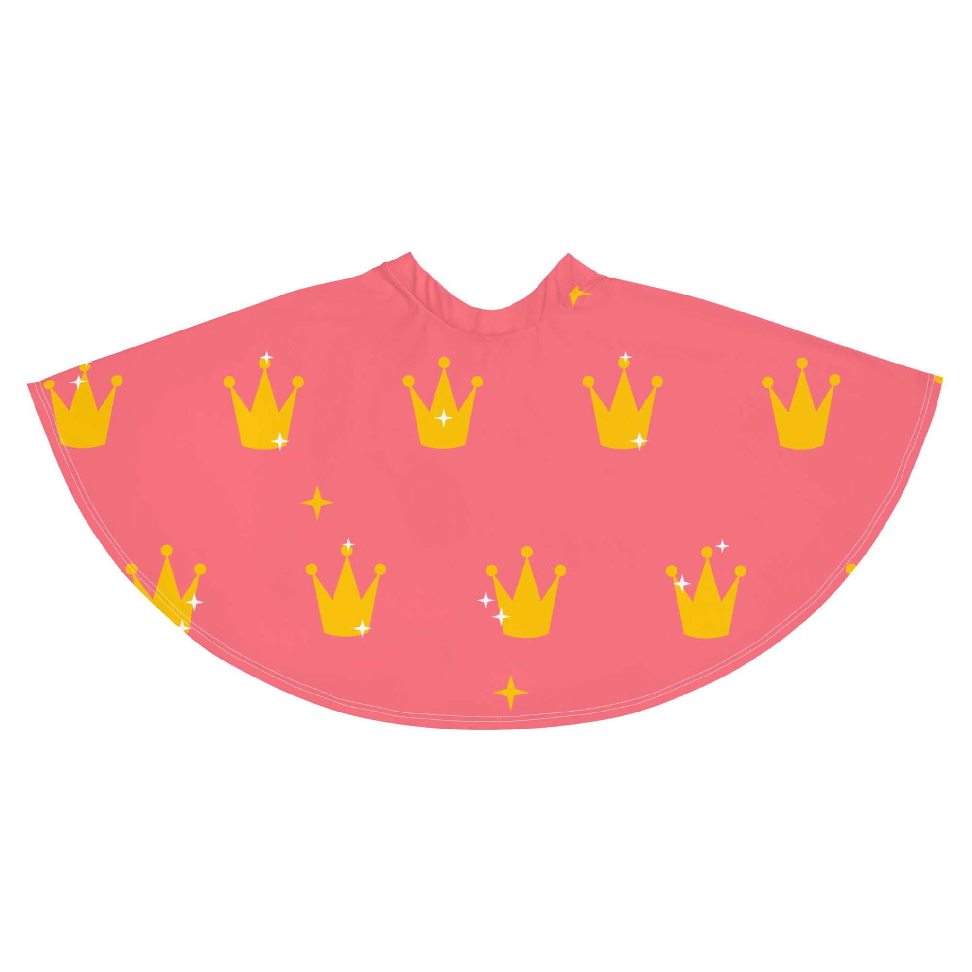 Preppy Crown High Waist Mini Skirt