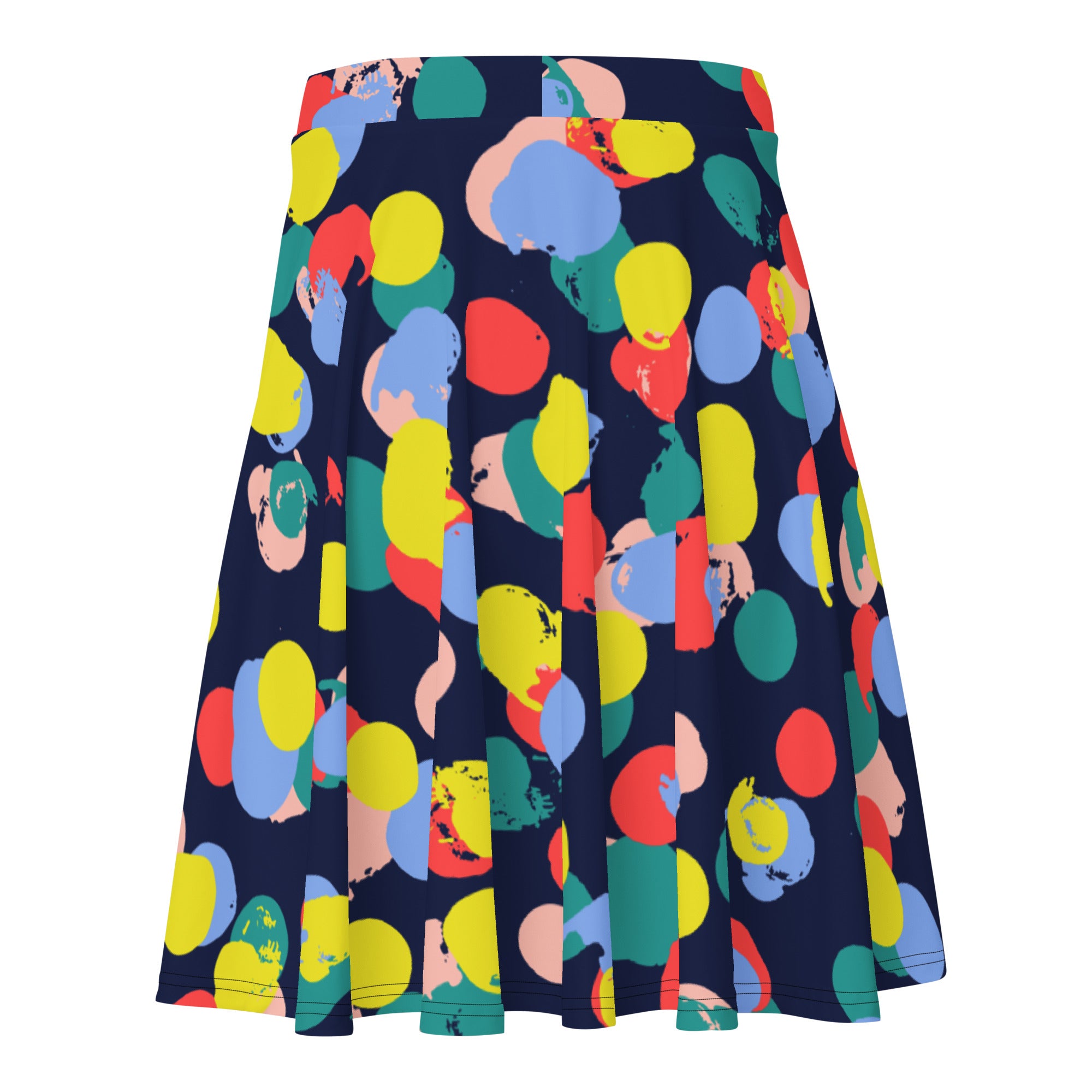Colorful Dots Skater Skirt