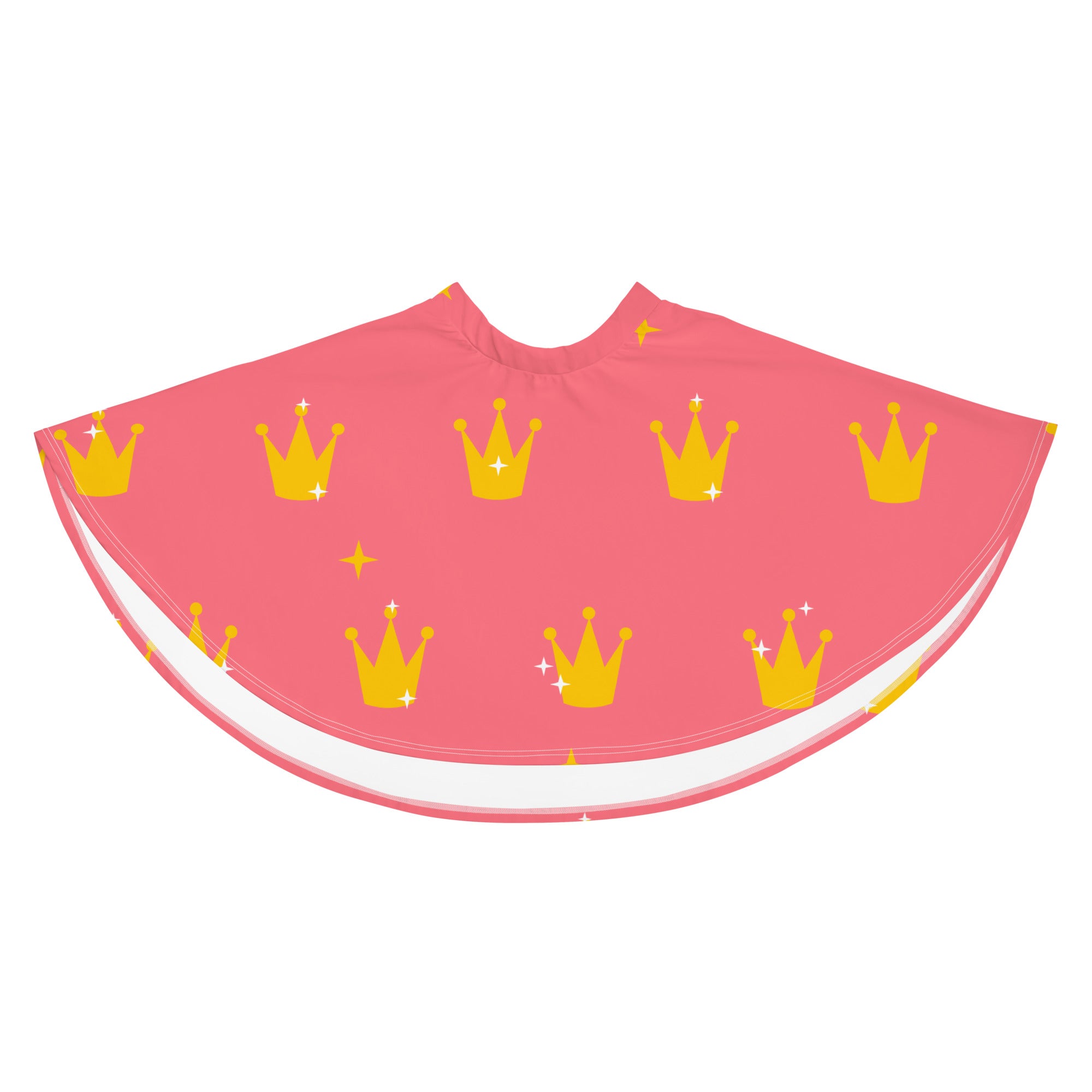 Preppy Crown High Waist Mini Skirt