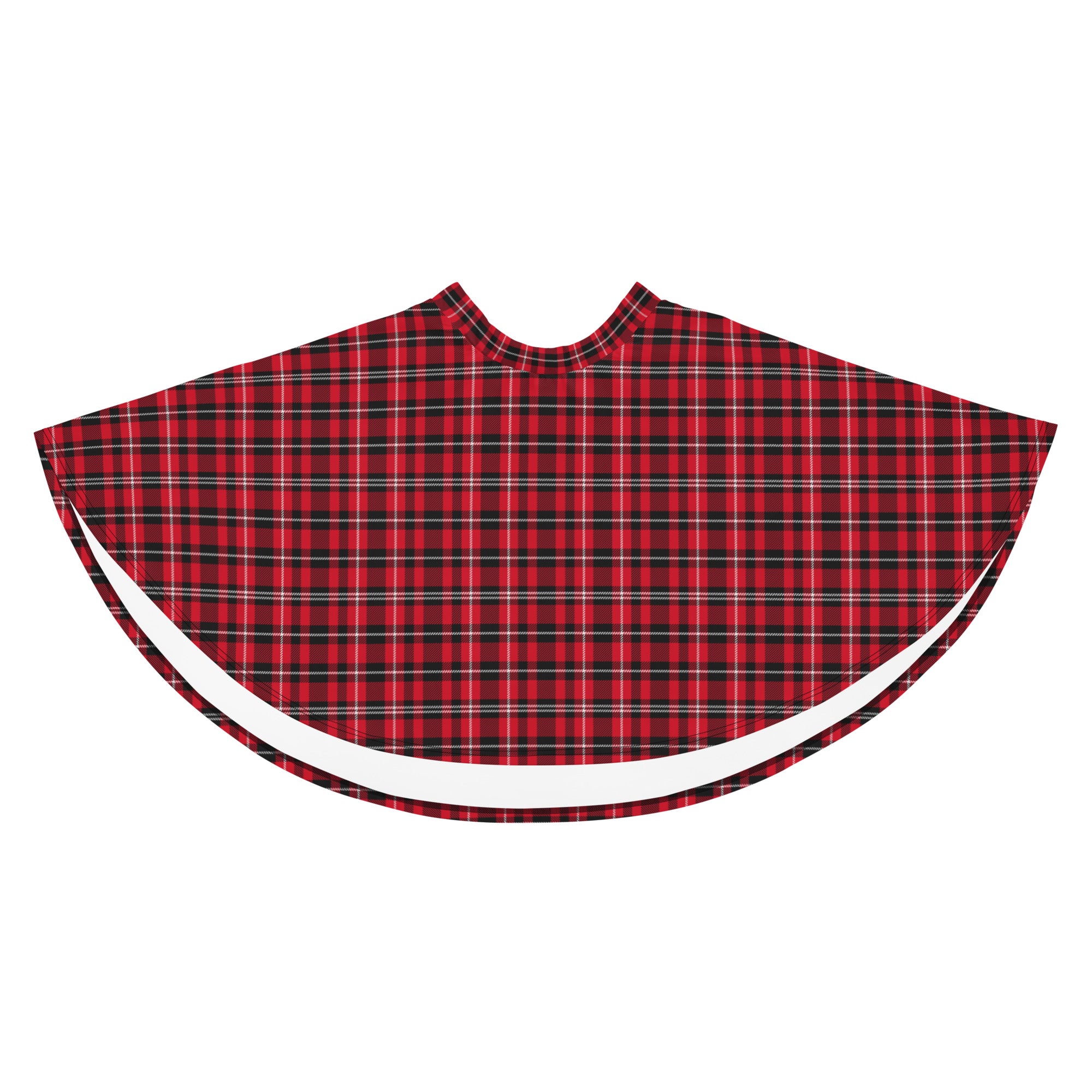Preppy Red and Black Tartan Plaid Mini Skirt