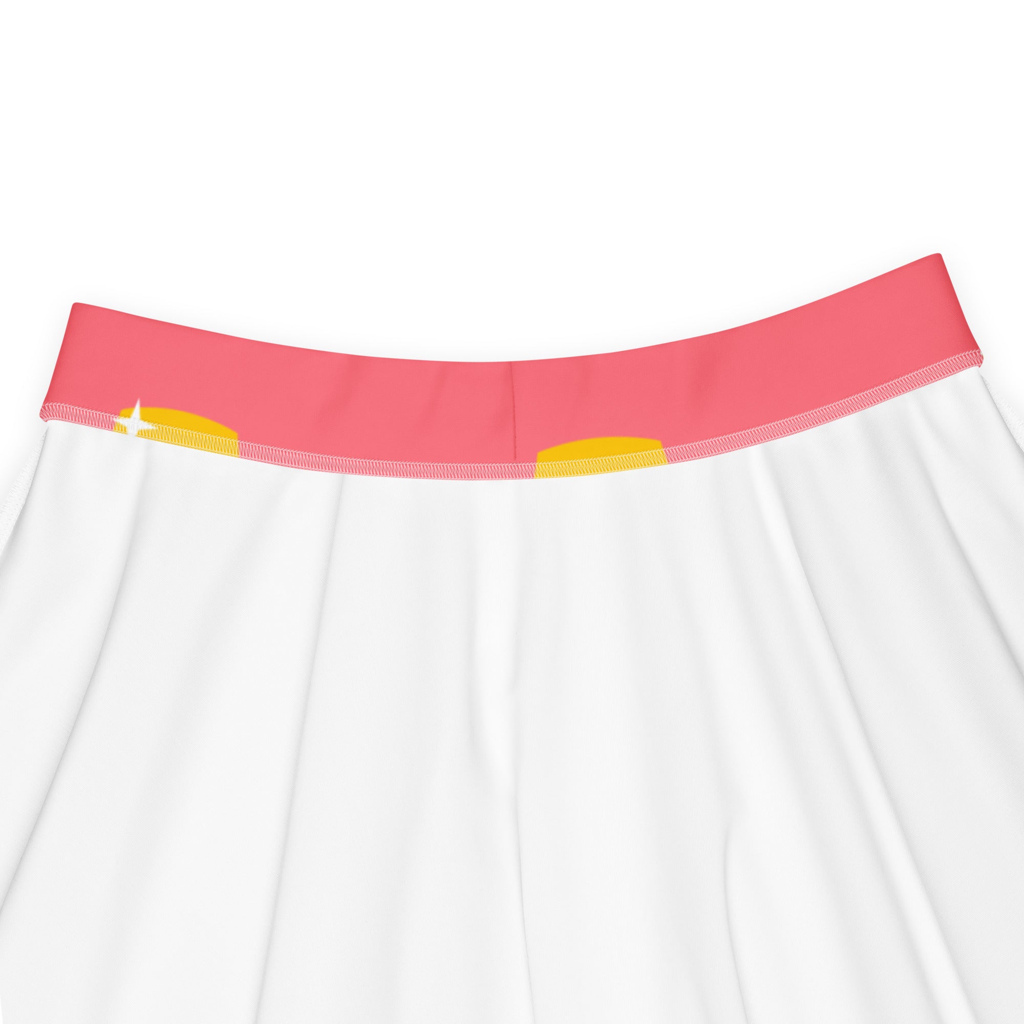 Preppy Crown High Waist Mini Skirt