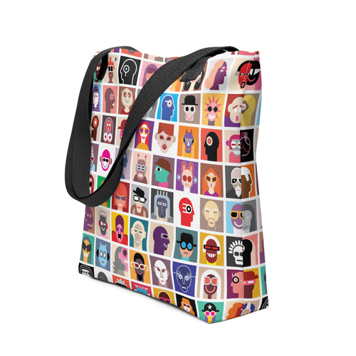 Aesthetic Abstract Diversity Art Collage Tote bag