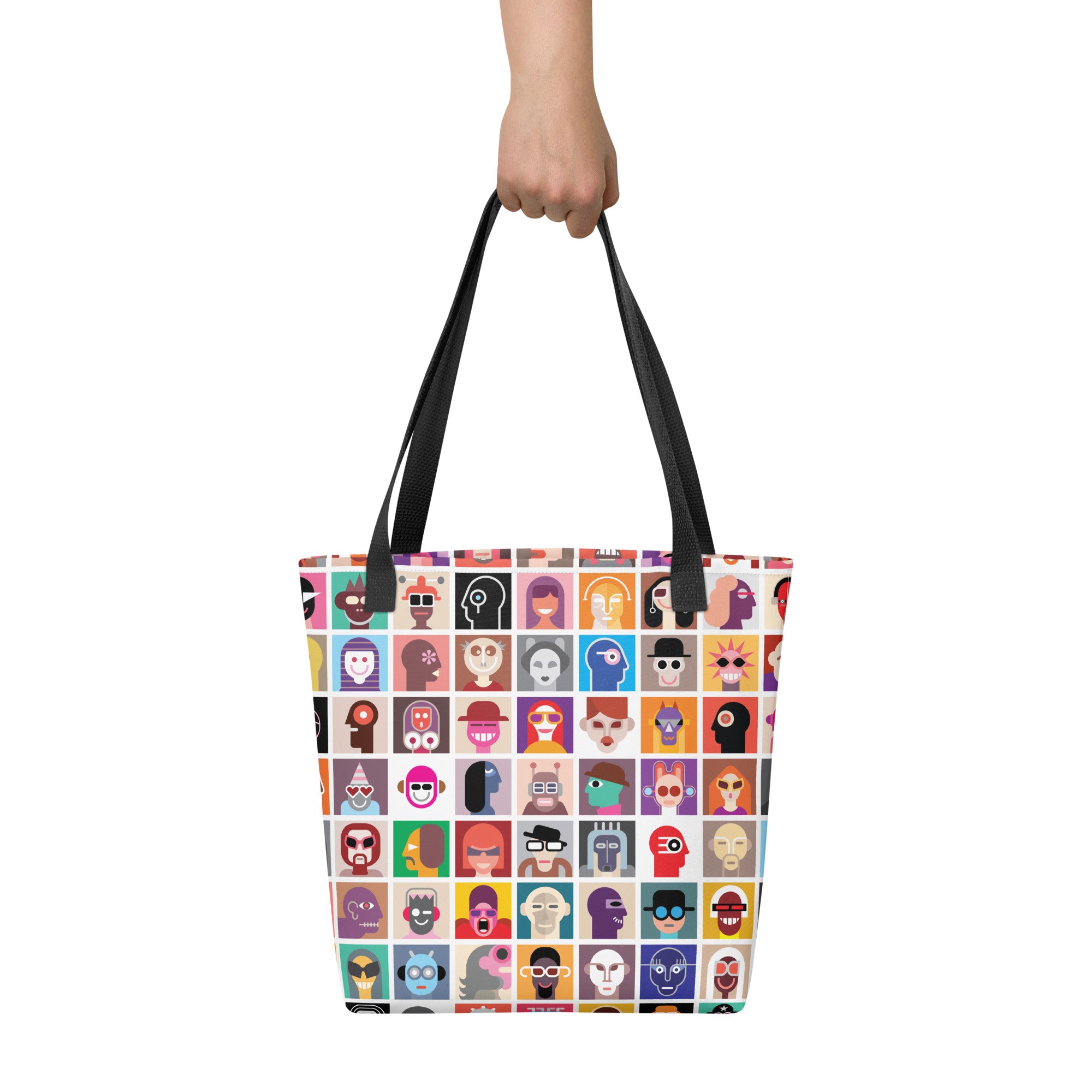 Aesthetic Abstract Diversity Art Collage Tote bag