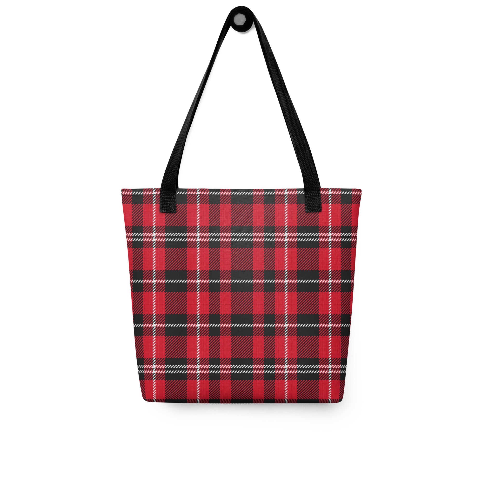 Preppy Buffalo Plaid Check Print Tote bag