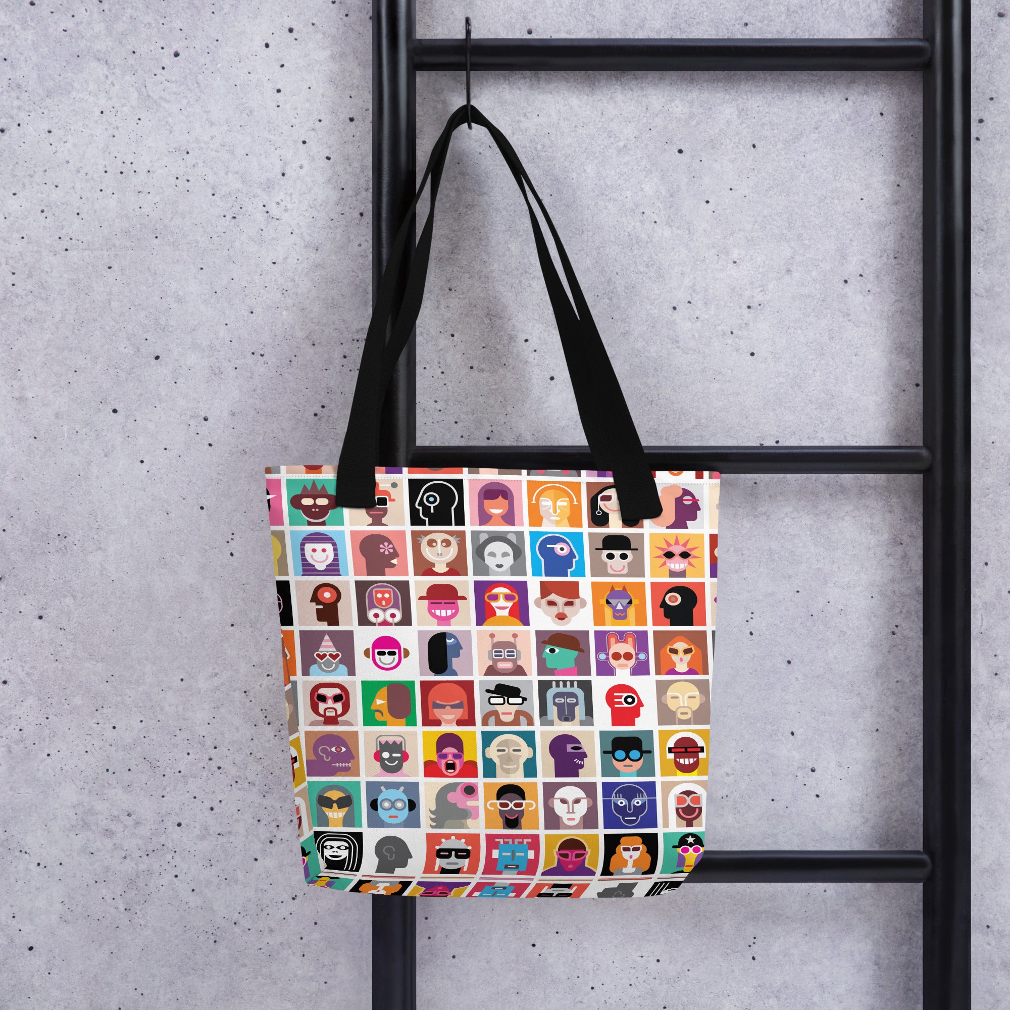 Aesthetic Abstract Diversity Art Collage Tote bag