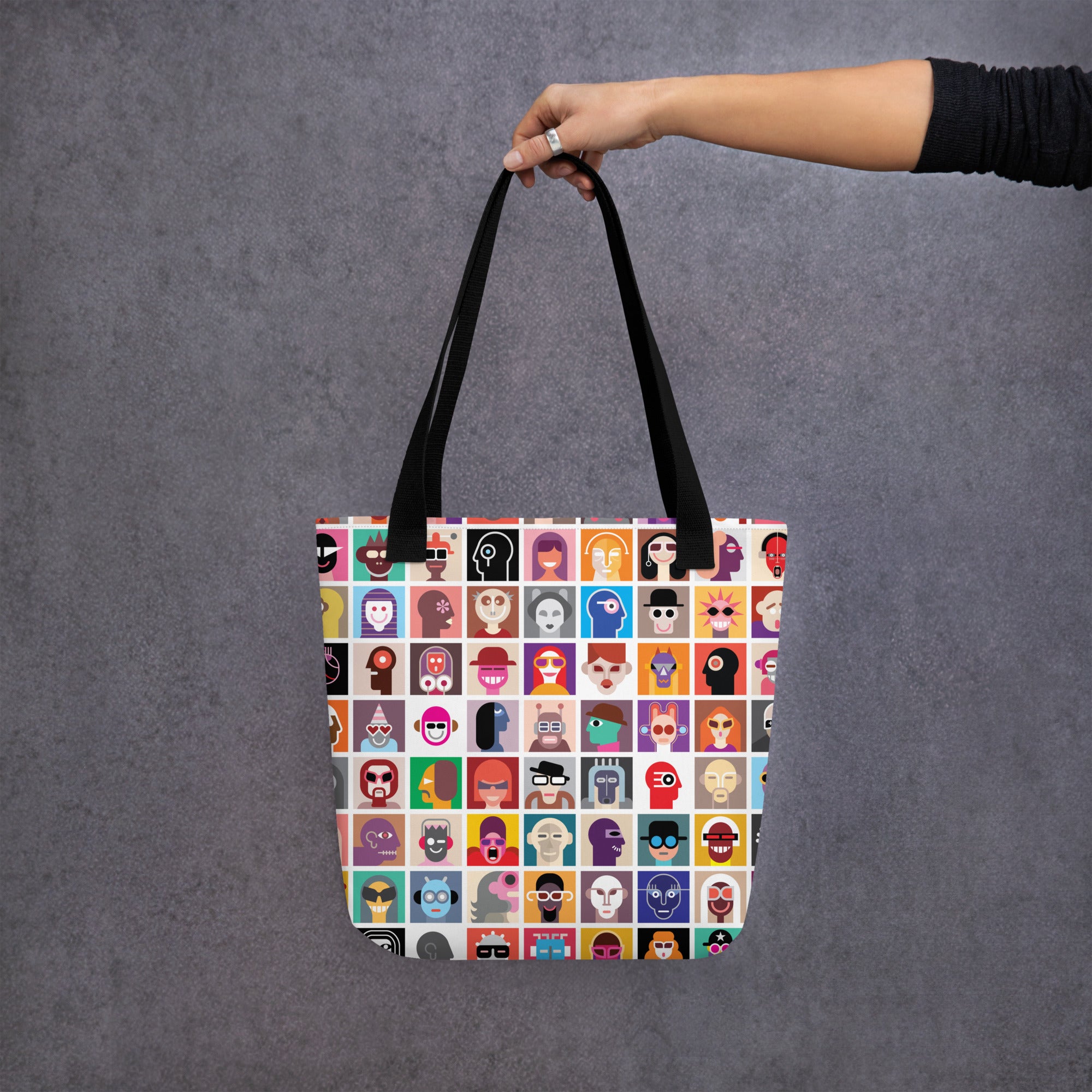 Aesthetic Abstract Diversity Art Collage Tote bag