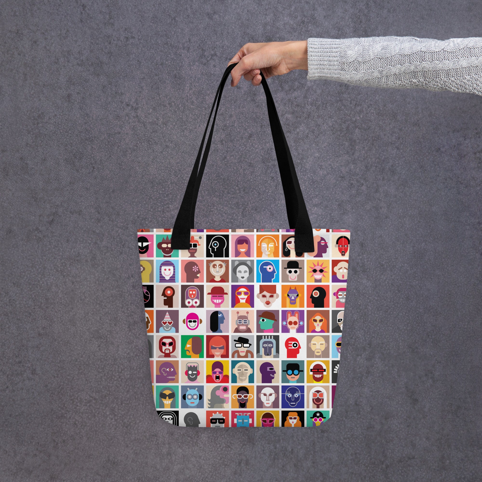 Aesthetic Abstract Diversity Art Collage Tote bag