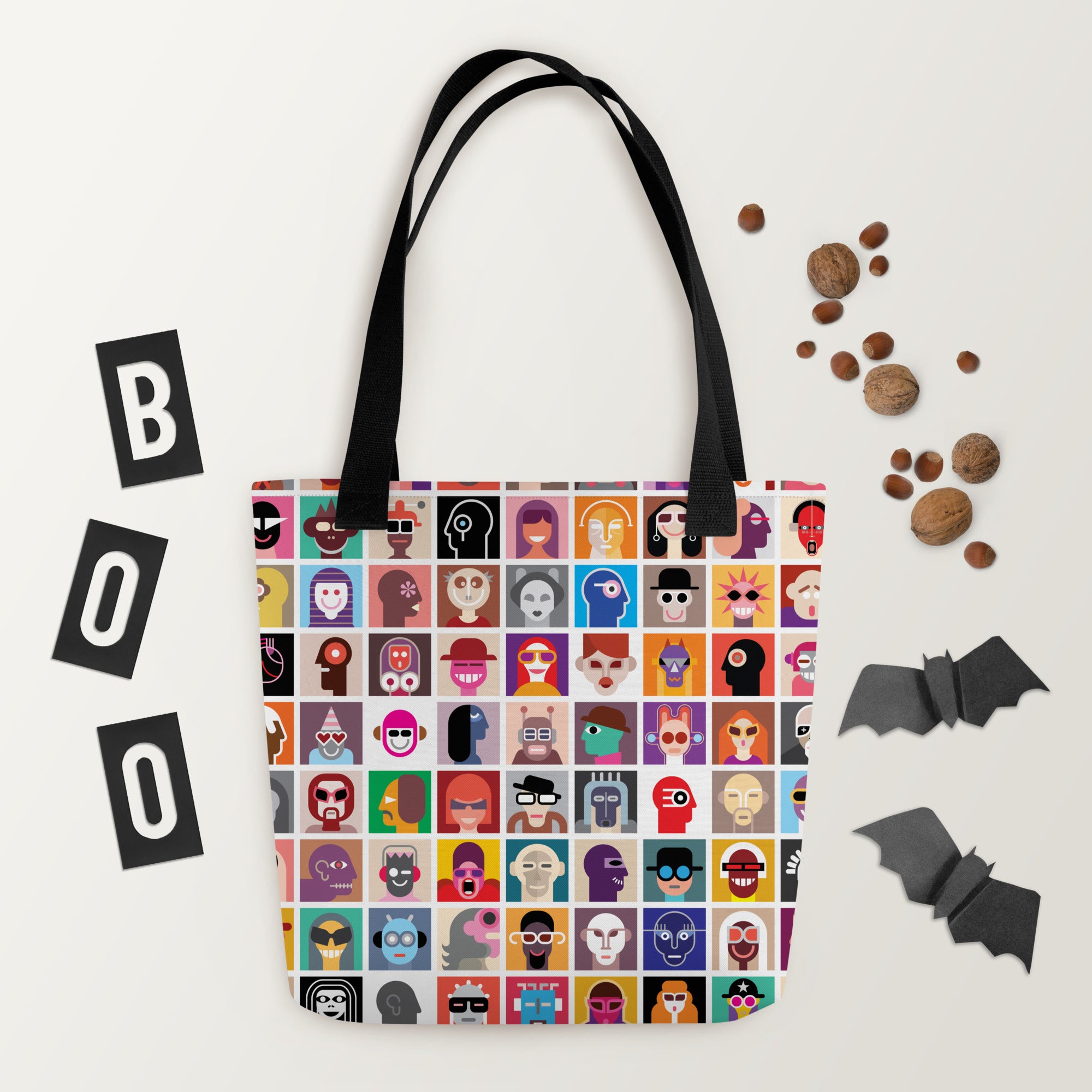Aesthetic Abstract Diversity Art Collage Tote bag