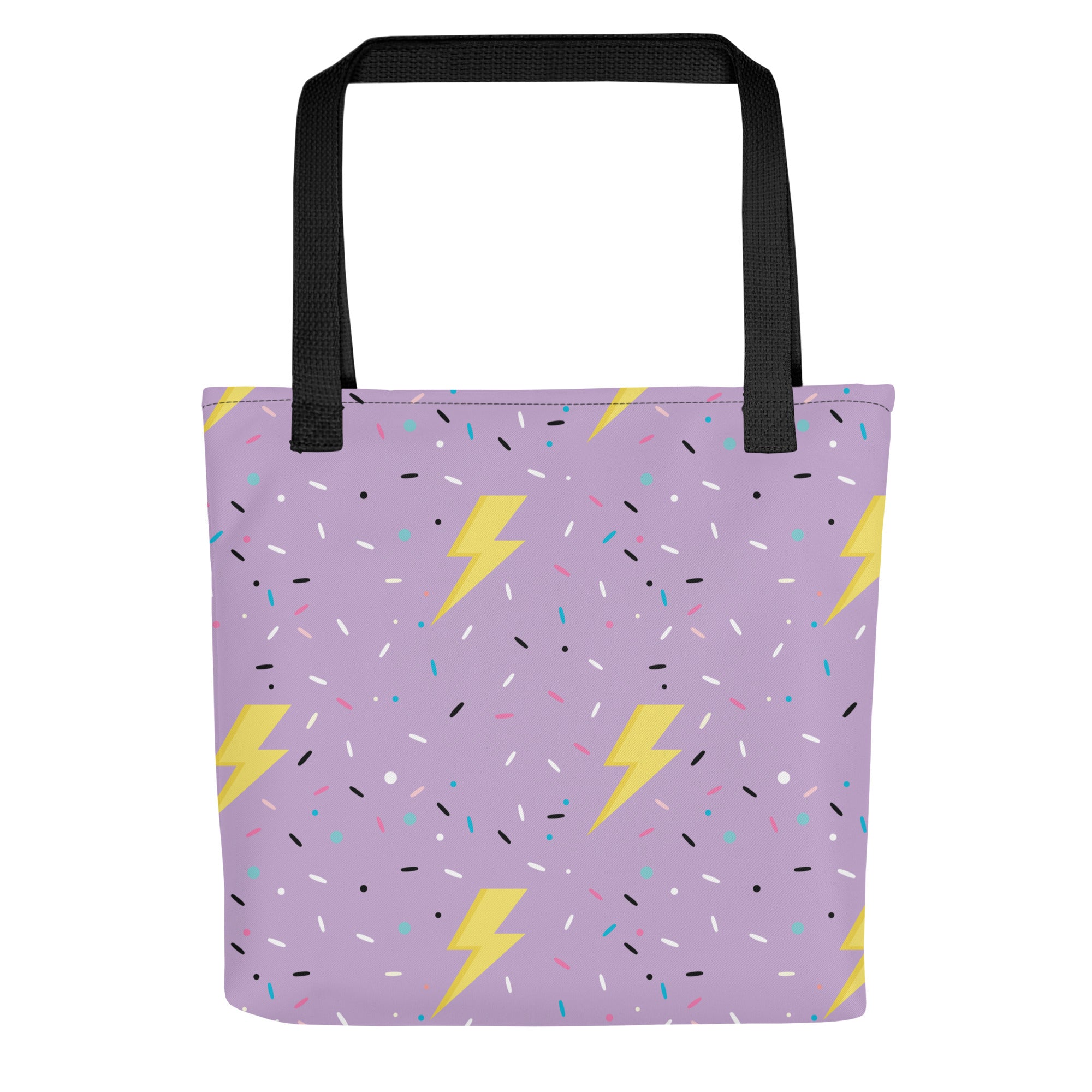 Preppy Lightning Bolt Aesthetic Pattern Tote bag