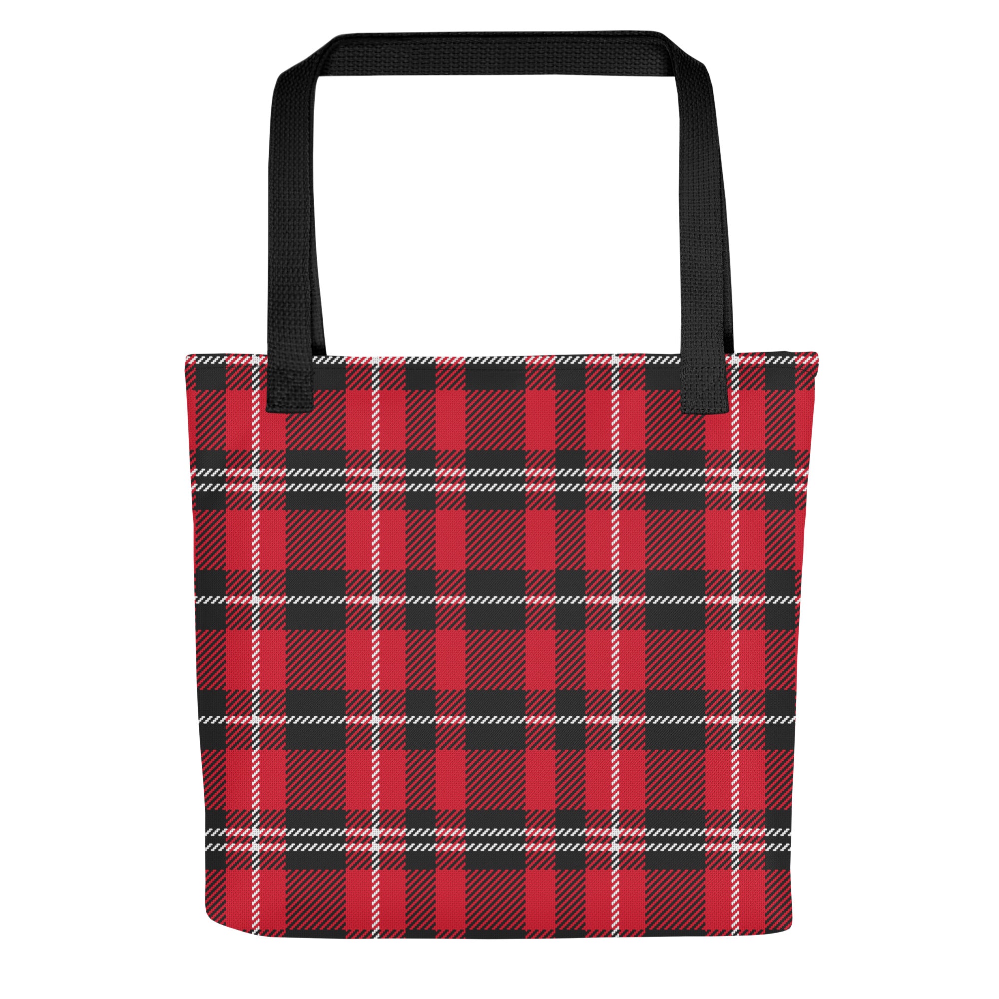 Preppy Buffalo Plaid Check Print Tote bag