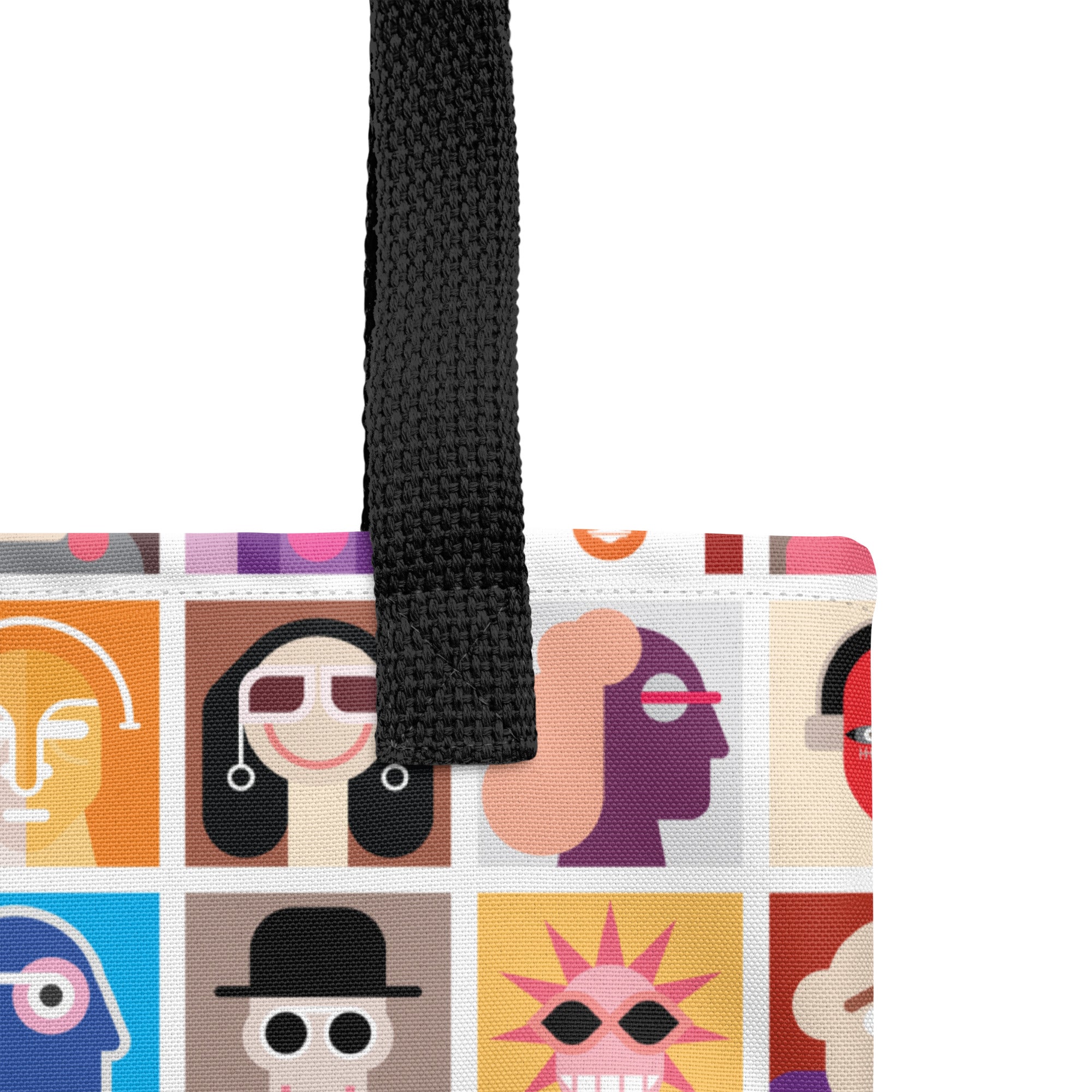 Aesthetic Abstract Diversity Art Collage Tote bag
