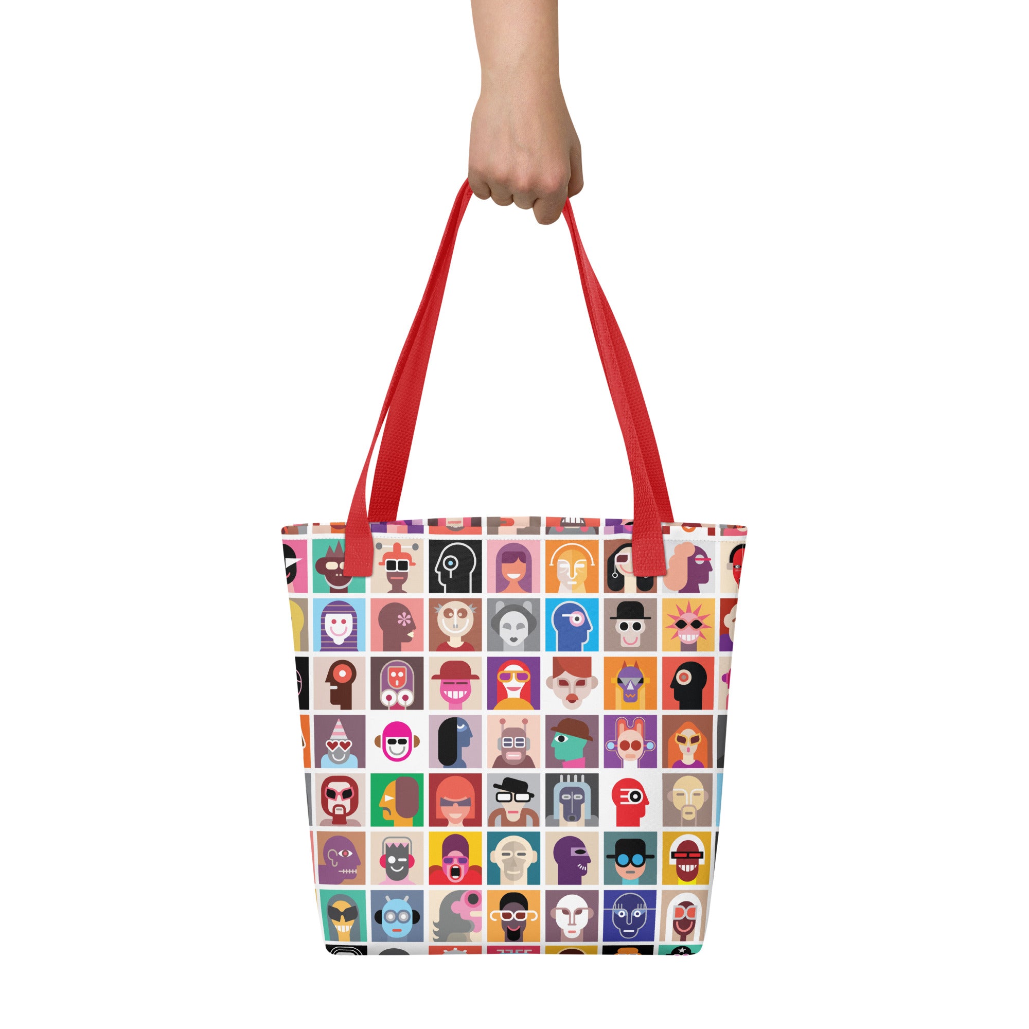 Aesthetic Abstract Diversity Art Collage Tote bag