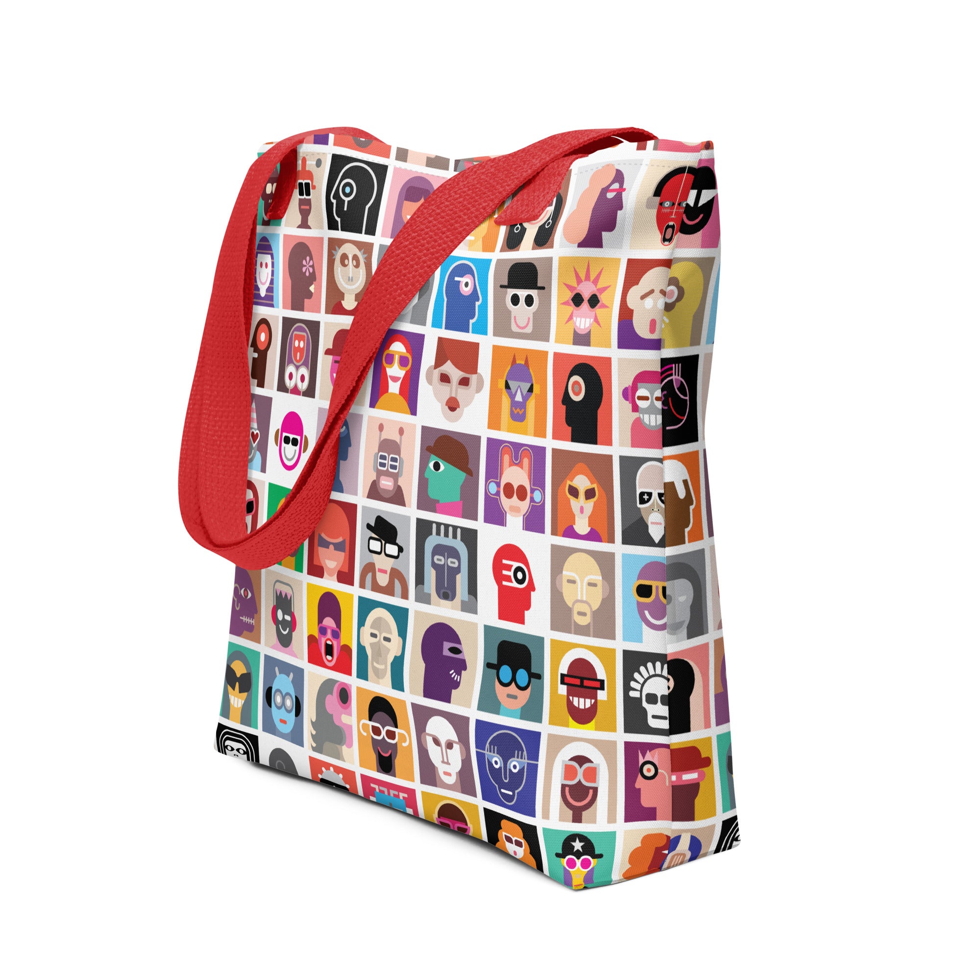 Aesthetic Abstract Diversity Art Collage Tote bag