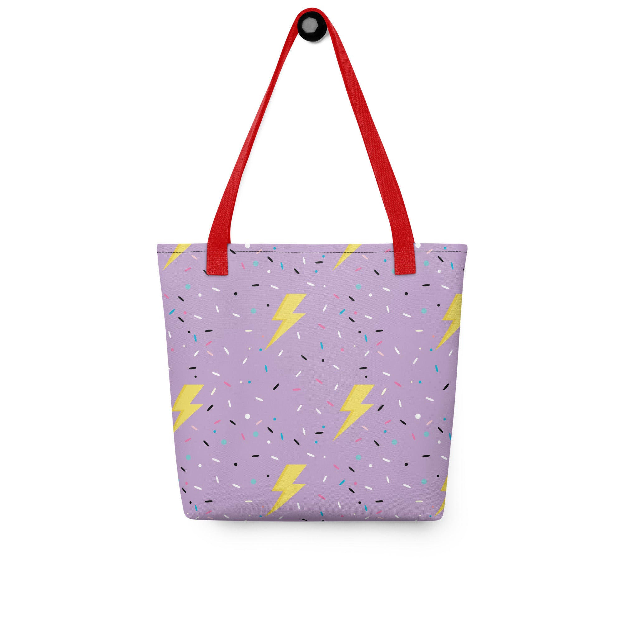 Preppy Lightning Bolt Aesthetic Pattern Tote bag