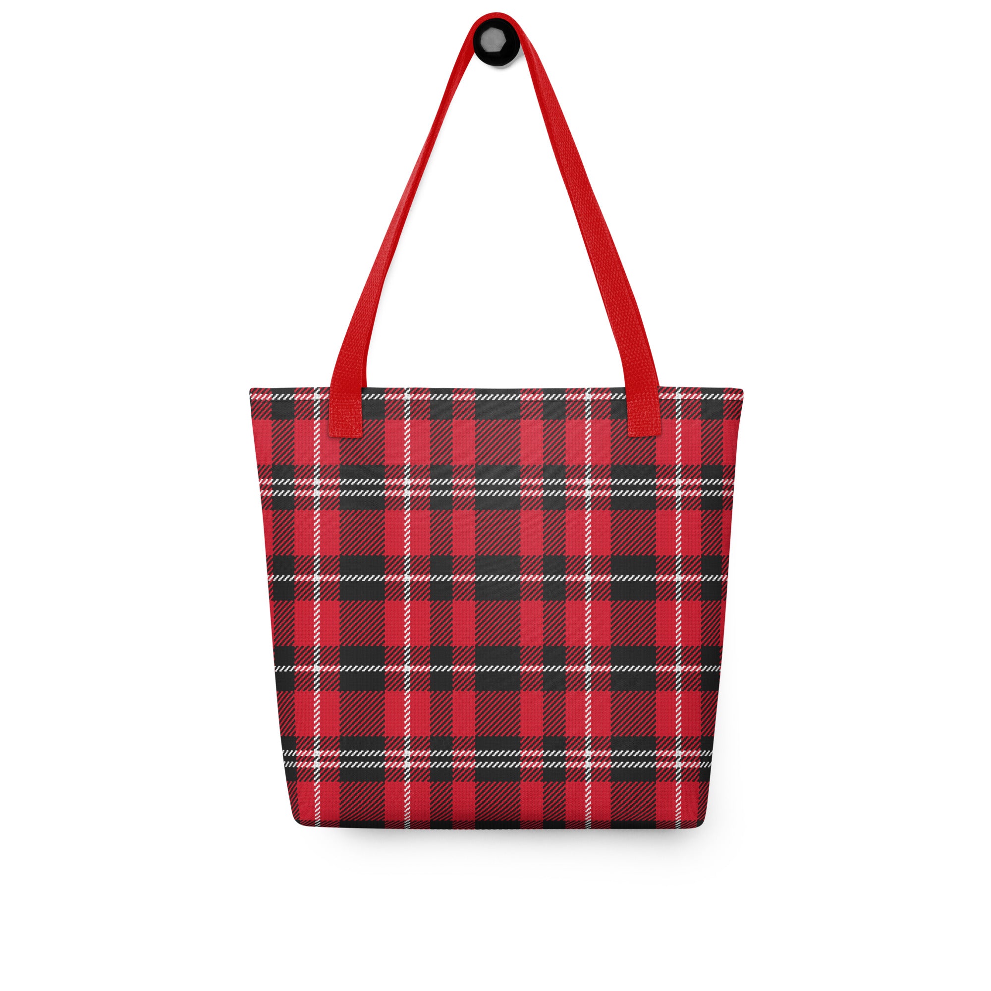 Preppy Buffalo Plaid Check Print Tote bag
