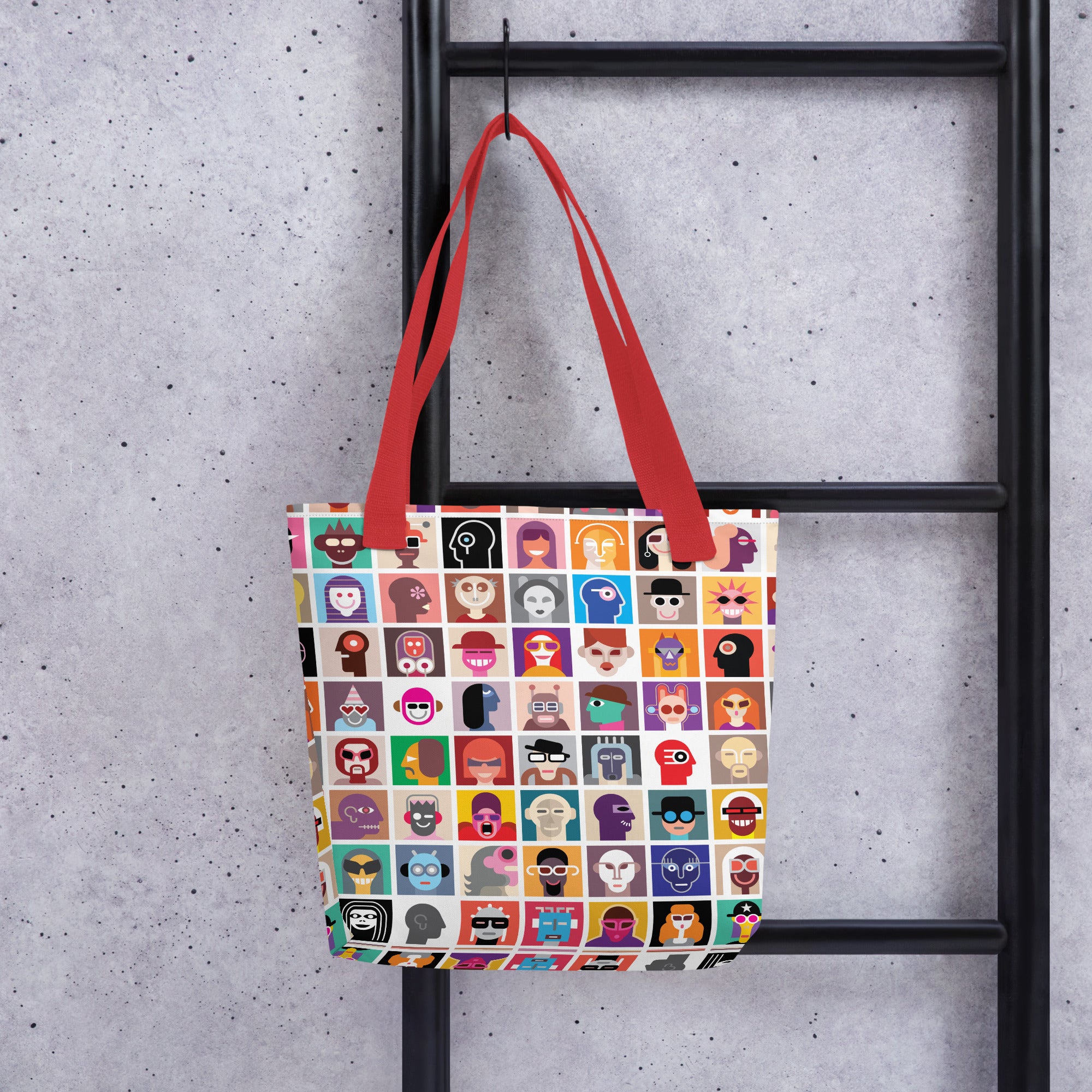 Aesthetic Abstract Diversity Art Collage Tote bag