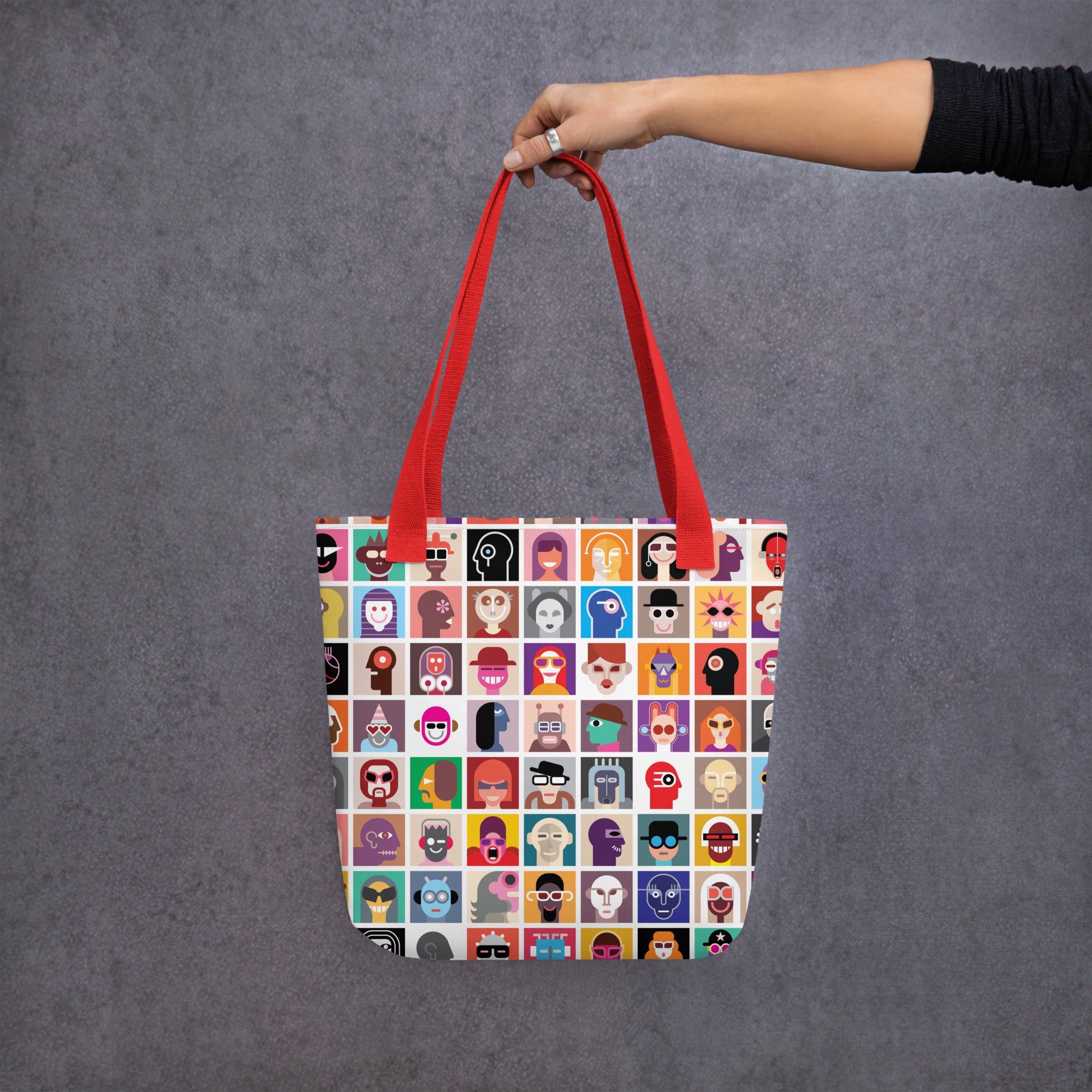 Aesthetic Abstract Diversity Art Collage Tote bag