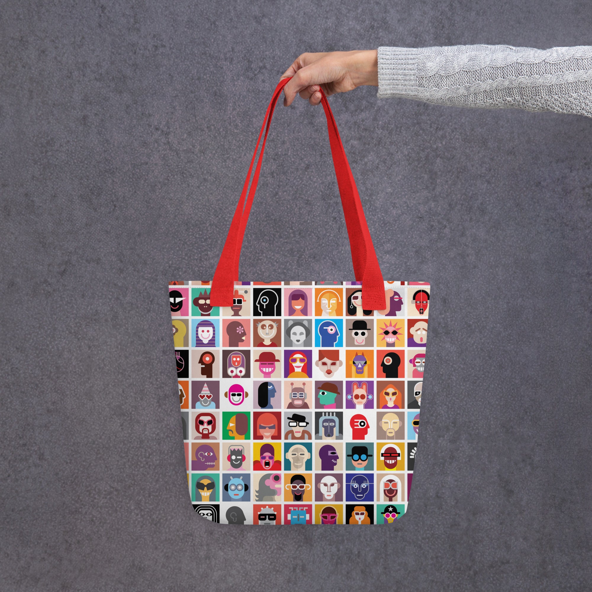 Aesthetic Abstract Diversity Art Collage Tote bag
