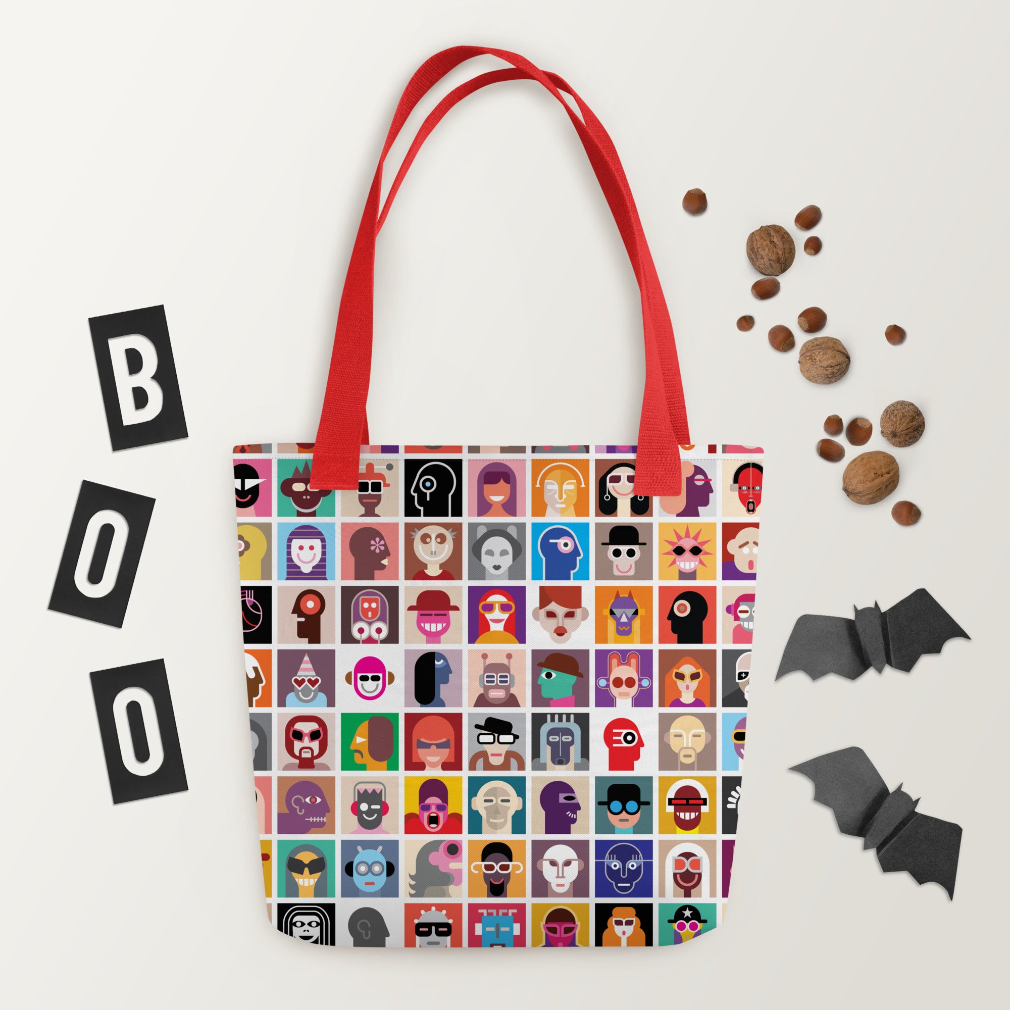 Aesthetic Abstract Diversity Art Collage Tote bag