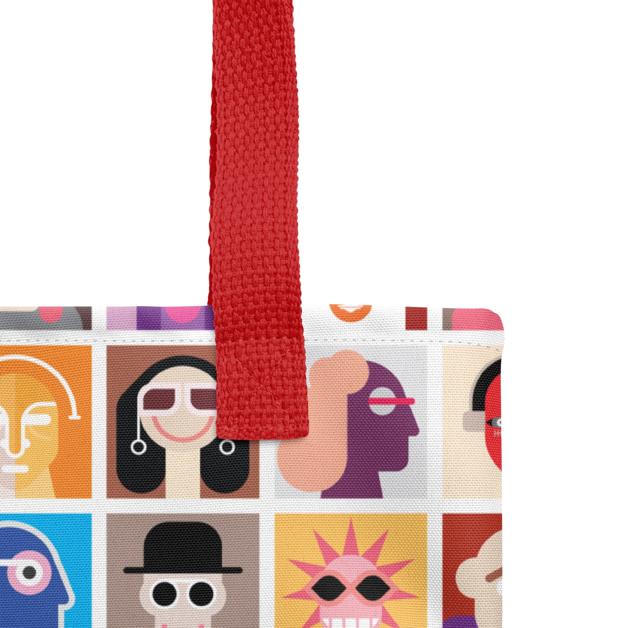 Aesthetic Abstract Diversity Art Collage Tote bag